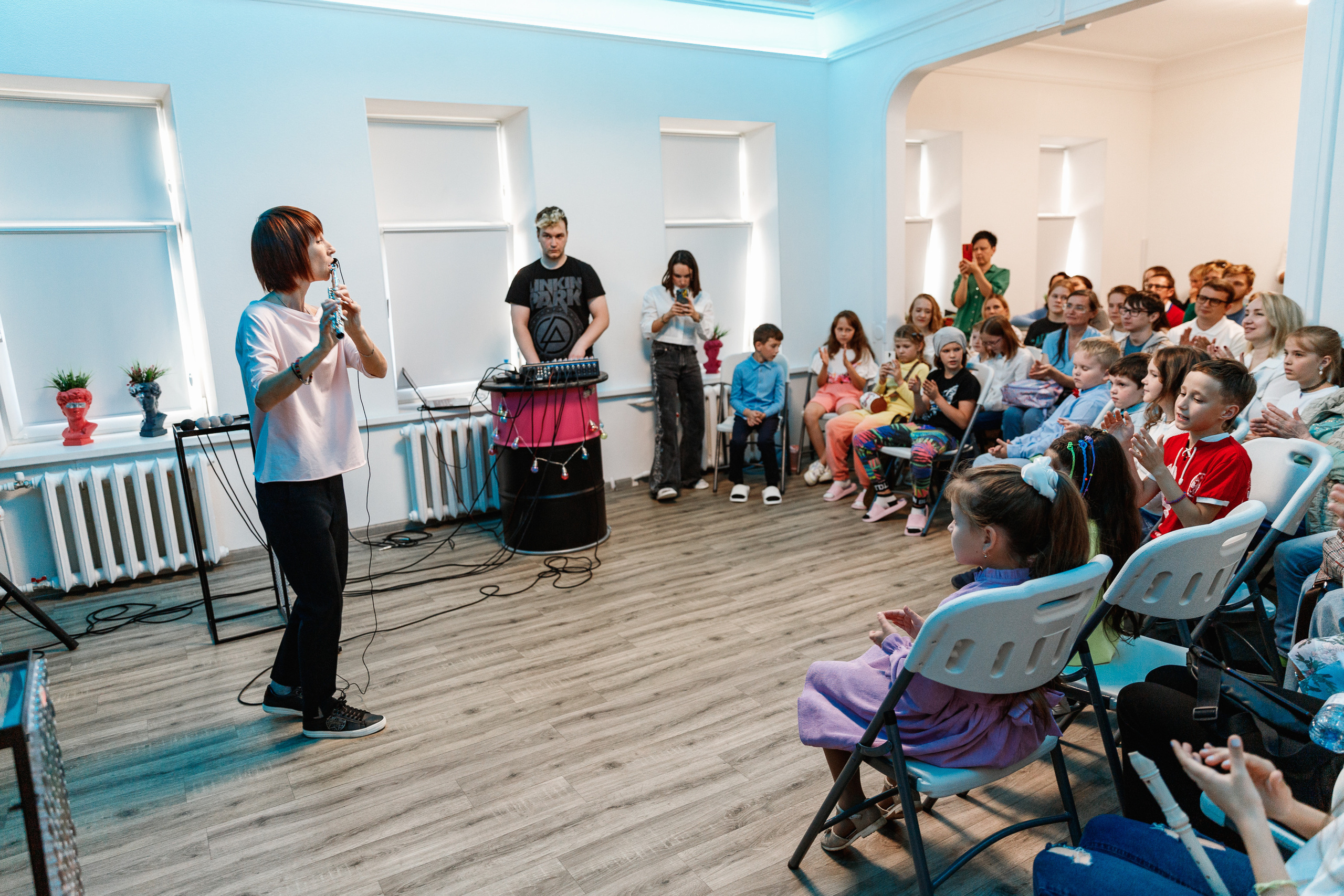 Открытый урок в музыкальной школе «Синий Соловей». Фотограф Захваткин Роман