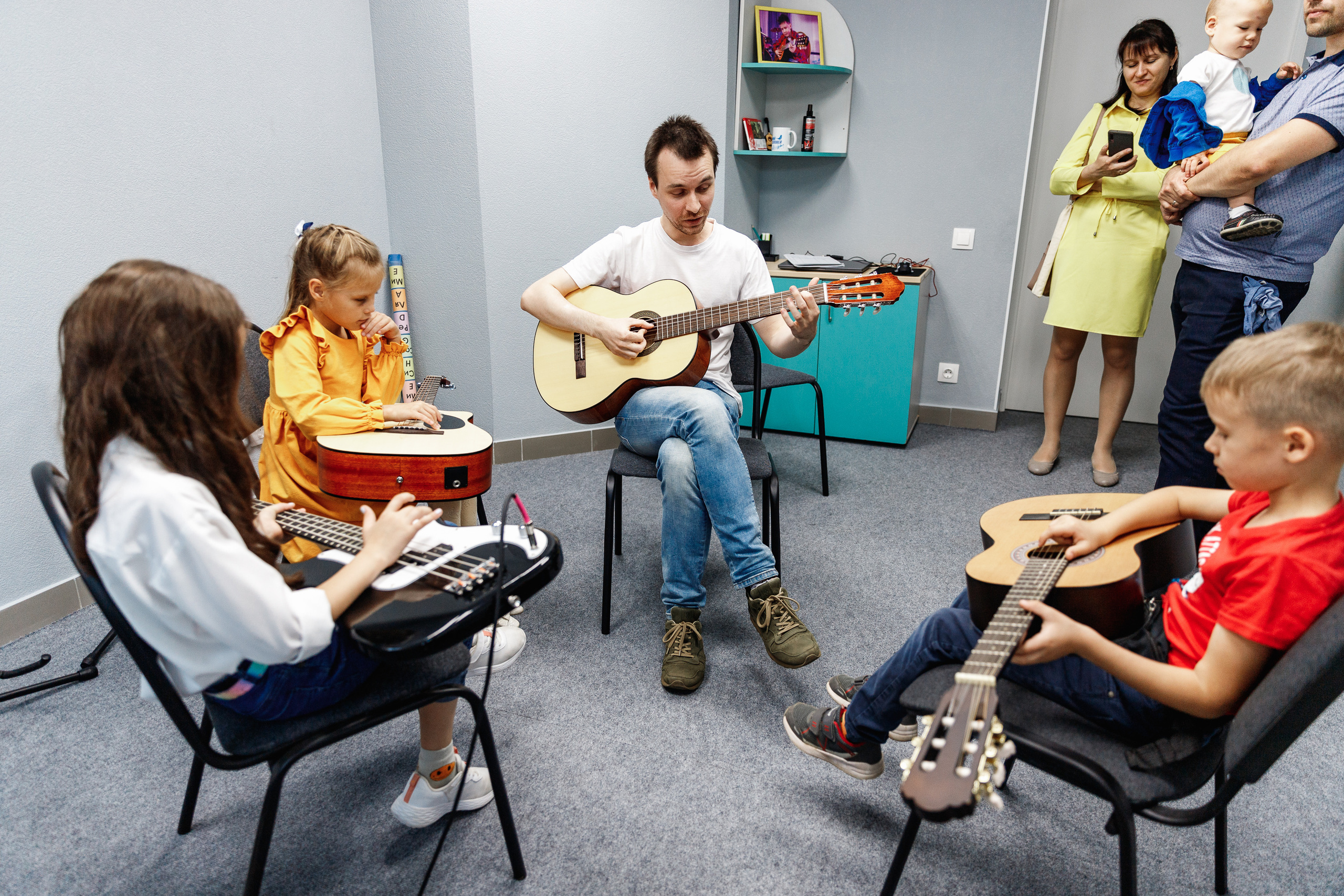 Открытый урок в музыкальной школе «Синий Соловей». Фотограф Захваткин Роман