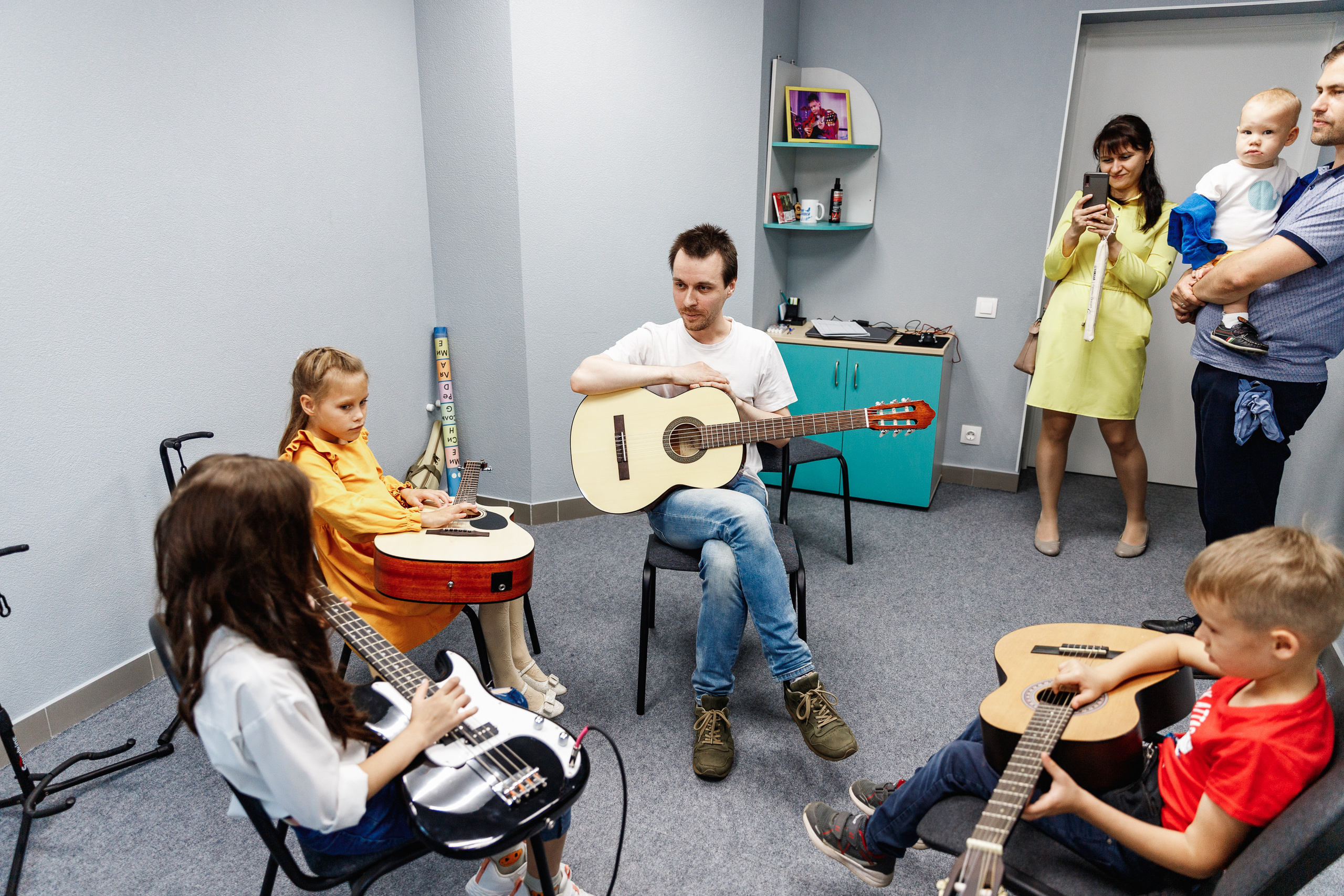 Открытый урок в музыкальной школе «Синий Соловей». Фотограф Захваткин Роман