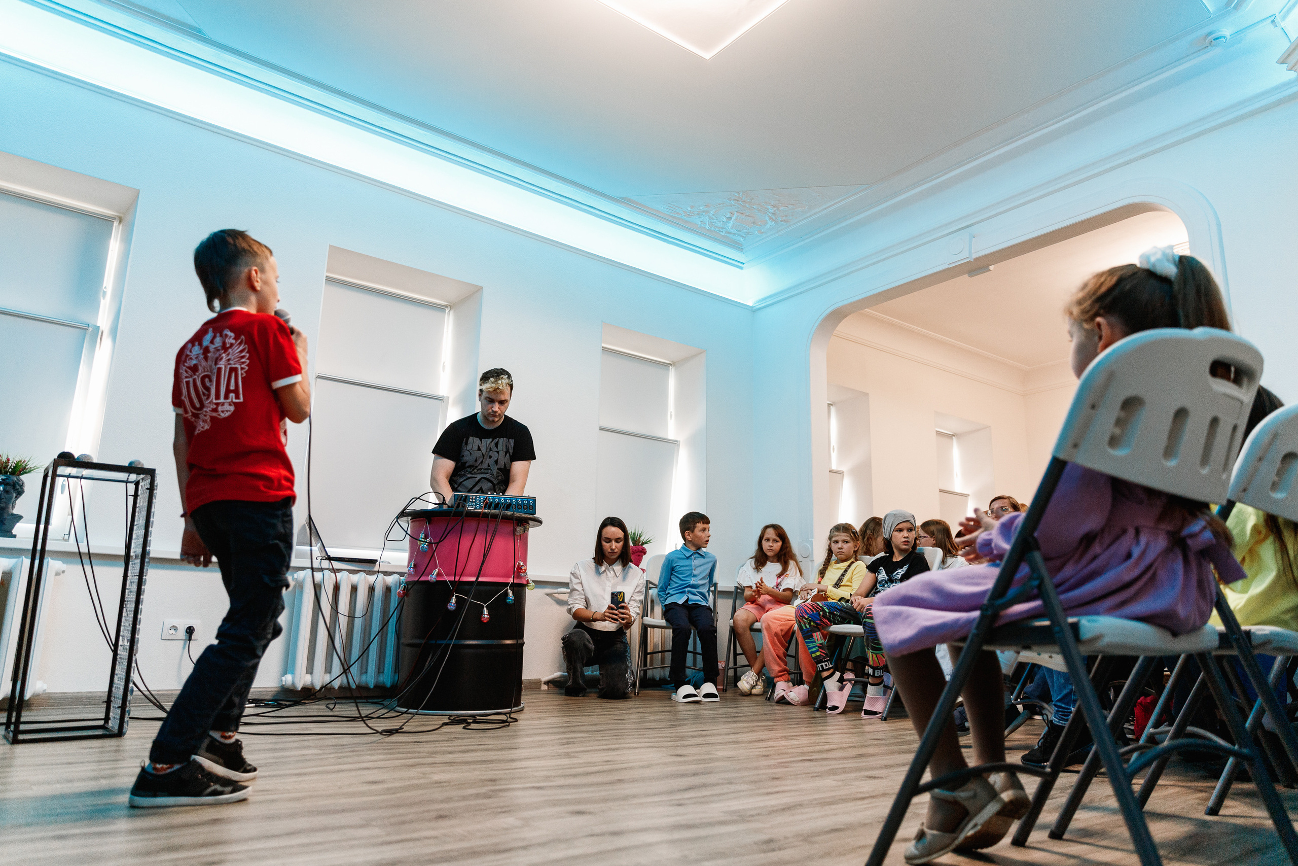 Открытый урок в музыкальной школе «Синий Соловей». Фотограф Захваткин Роман