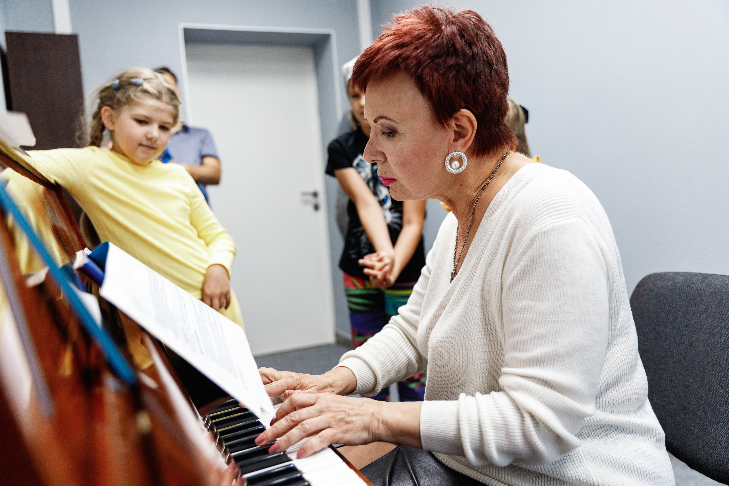 Открытый урок в музыкальной школе «Синий Соловей». Фотограф Захваткин Роман