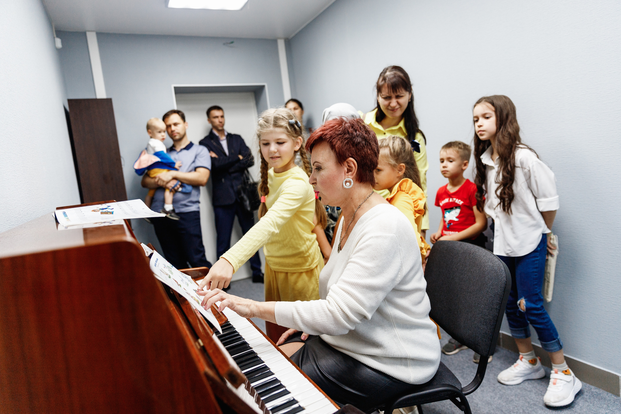 Открытый урок в музыкальной школе «Синий Соловей». Фотограф Захваткин Роман
