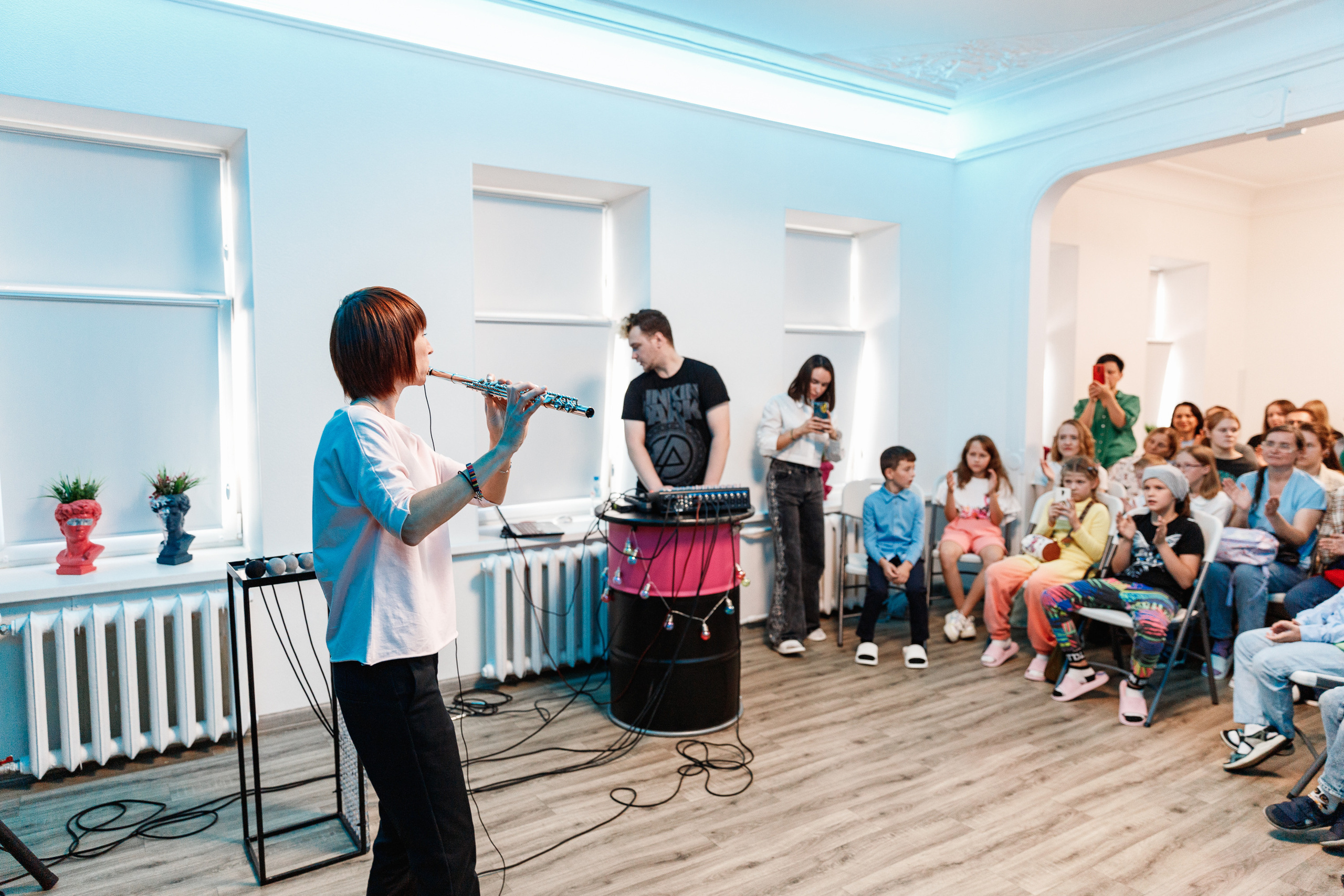 Открытый урок в музыкальной школе «Синий Соловей». Фотограф Захваткин Роман