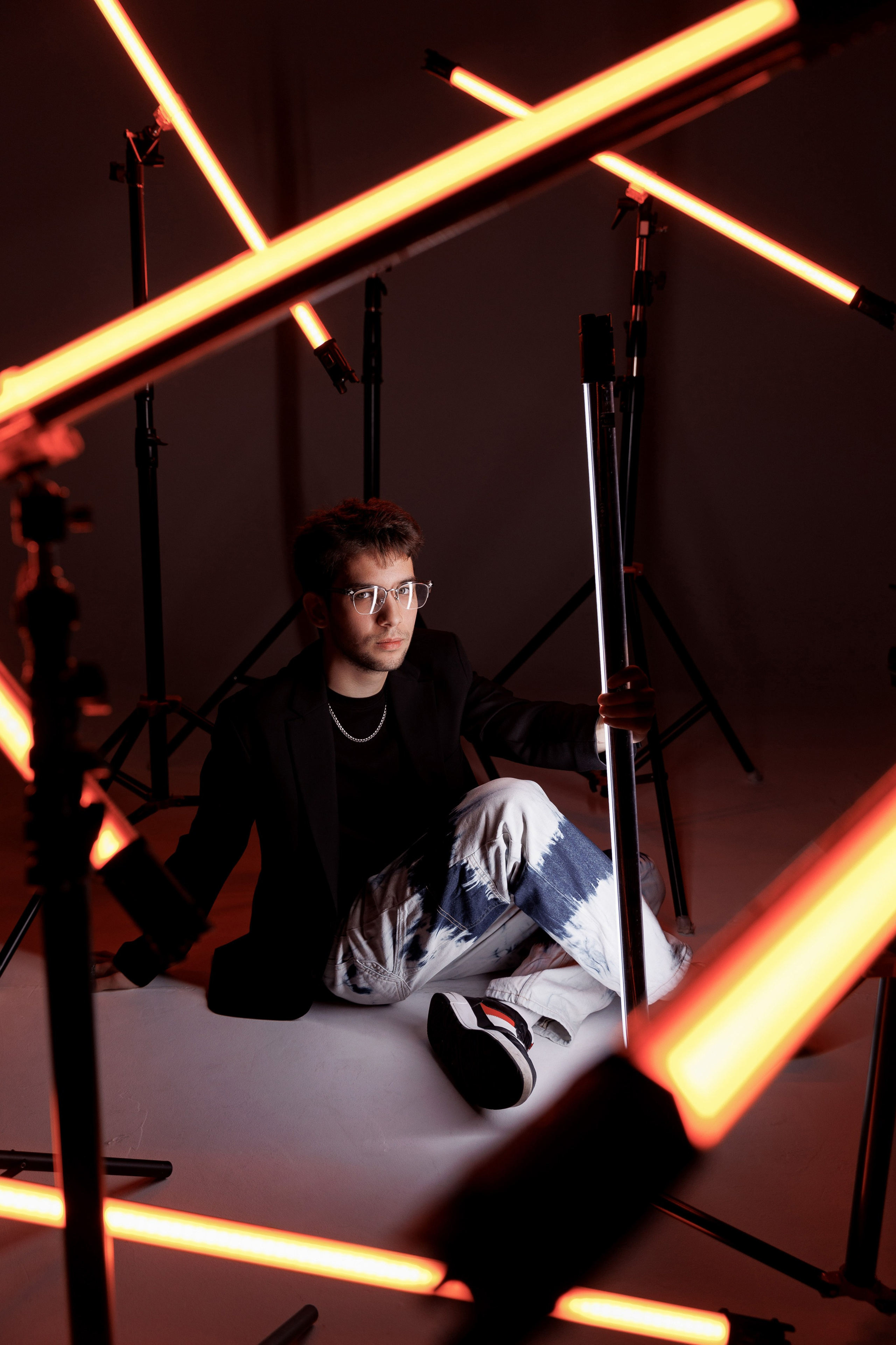 Неоновая съемка в студии Окла. Выпускные альбомы и фотокниги в Уфе и РБ