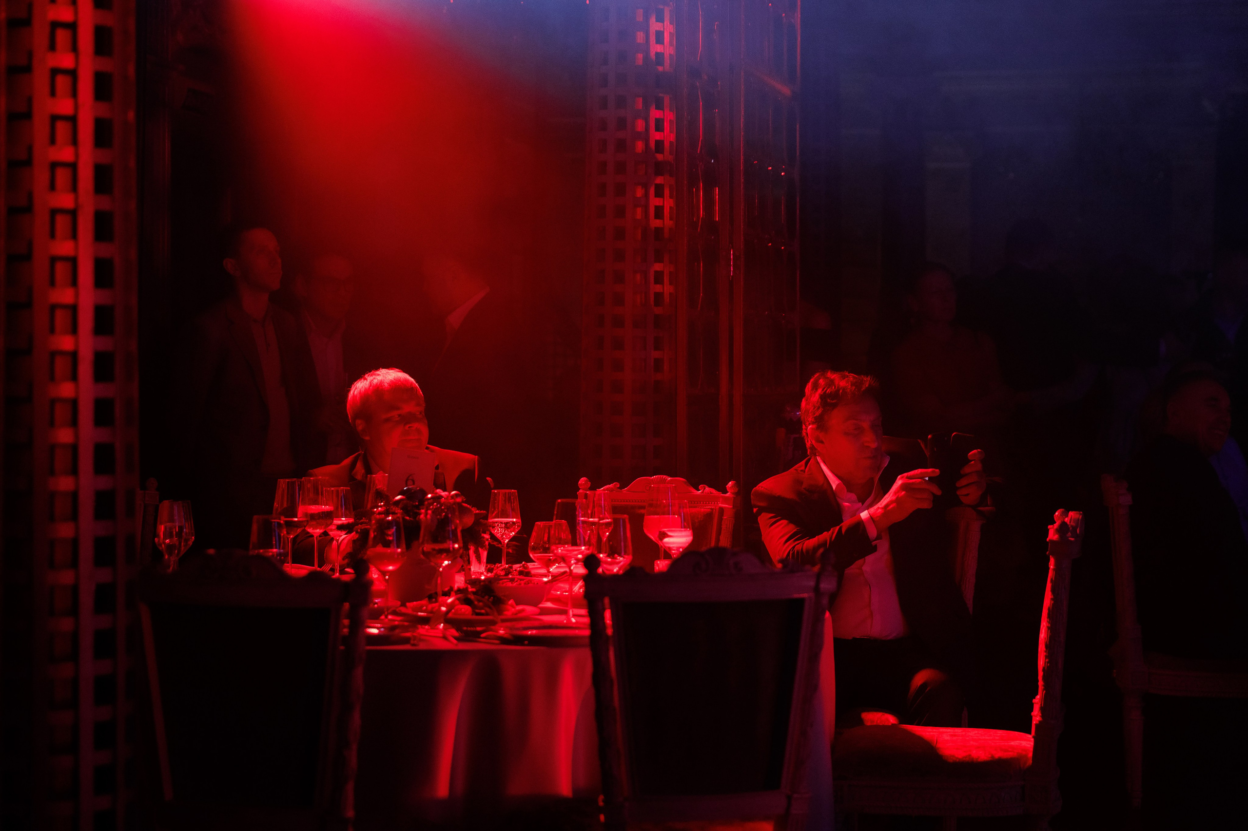 Новогодний ужин Сбер