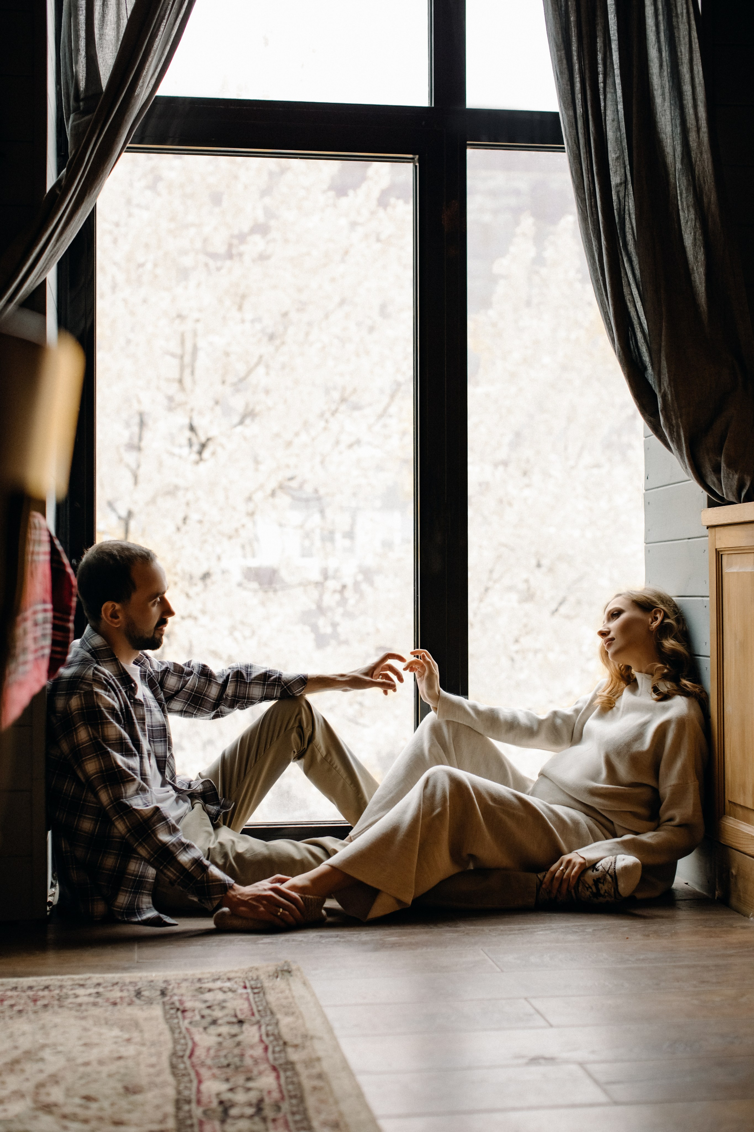 Ксения и Владимир Новогодняя История. Фотограф в Москве Ольга Сатони