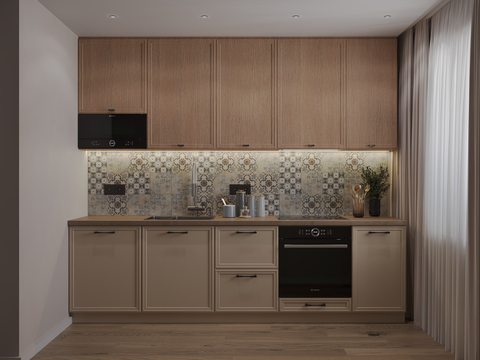 Г. Челябинск, квартира 47 м². БК студия дизайна интерьера