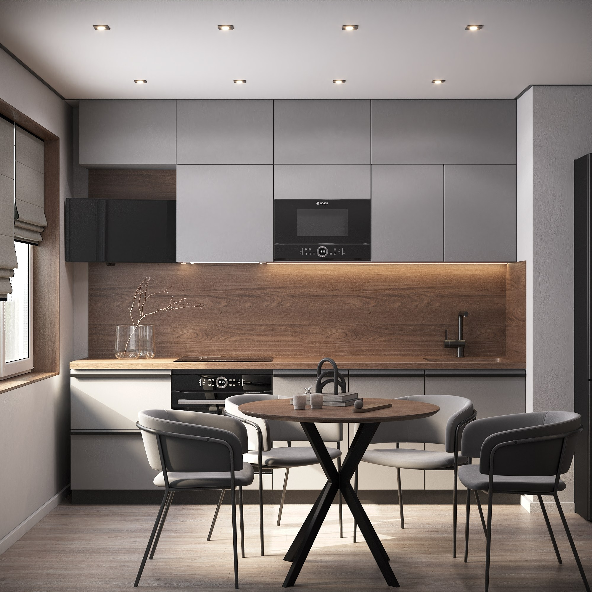 Комсомольский проспект 48 м². БК студия дизайна интерьера