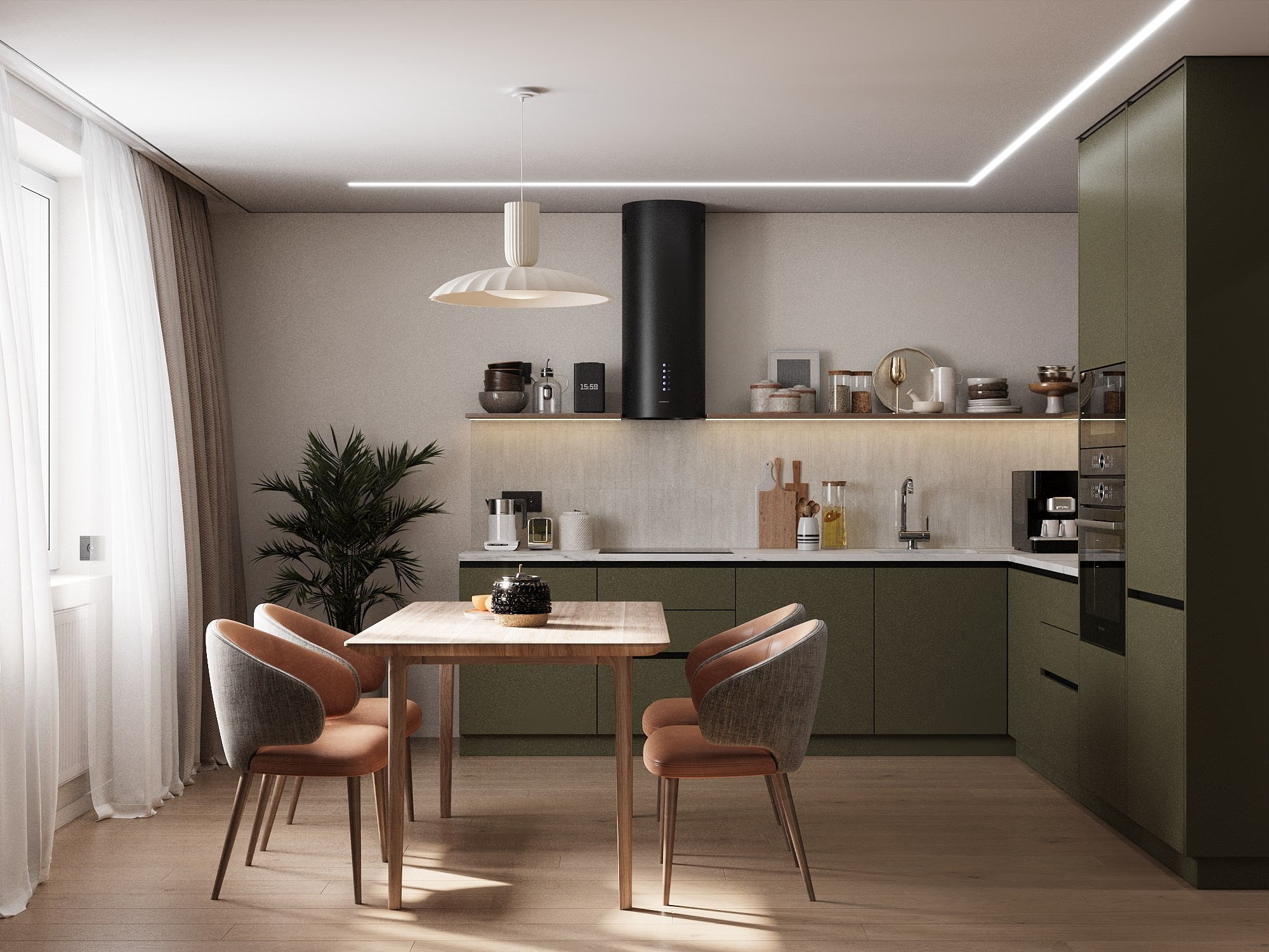 Г. Екатеринбург, М1 жилой комплекс, 81,3 м². БК студия дизайна интерьера