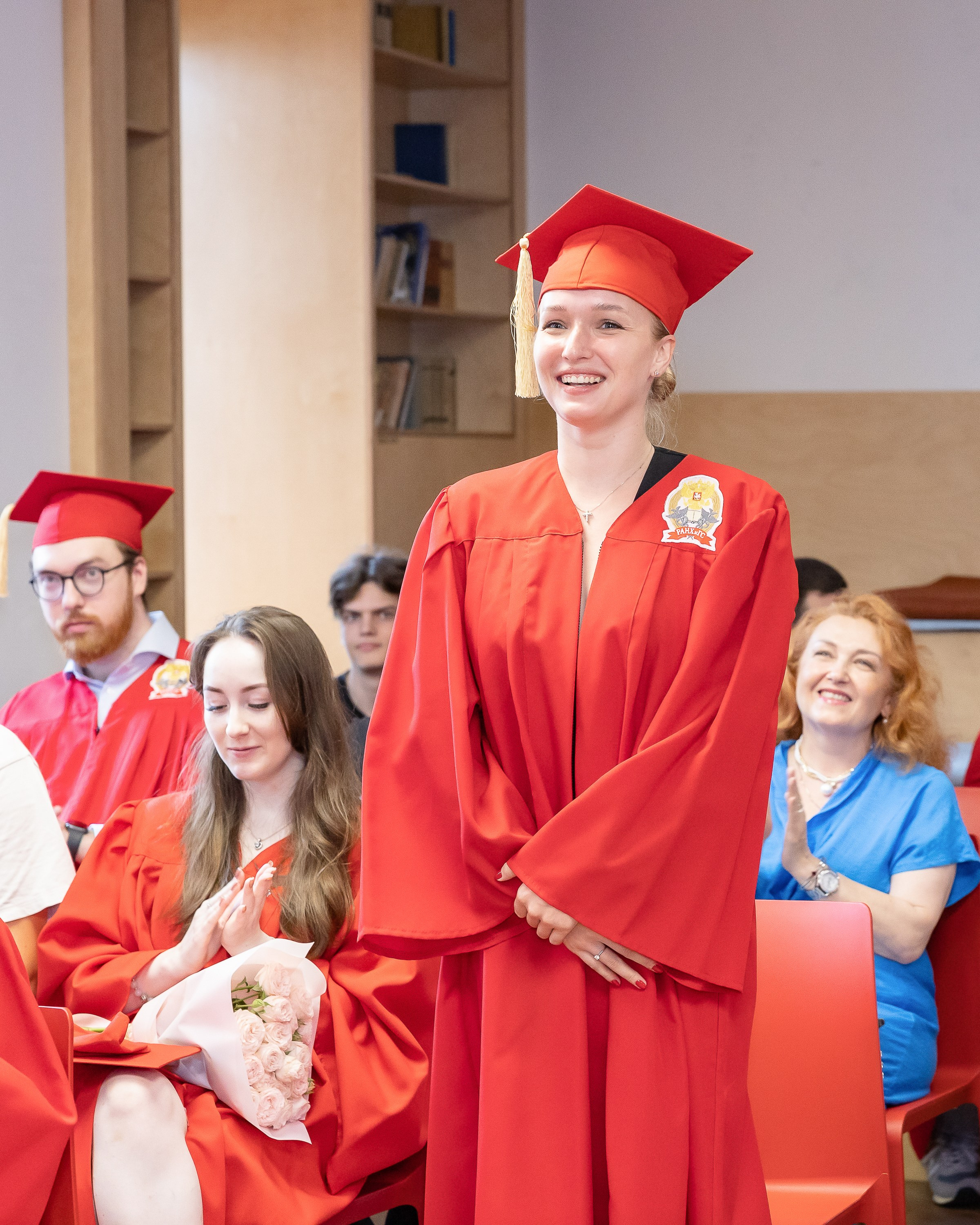 Вручение дипломов об окончании обучения в Президентской академии РАНХиГС. Фотограф Владимир Охрименко