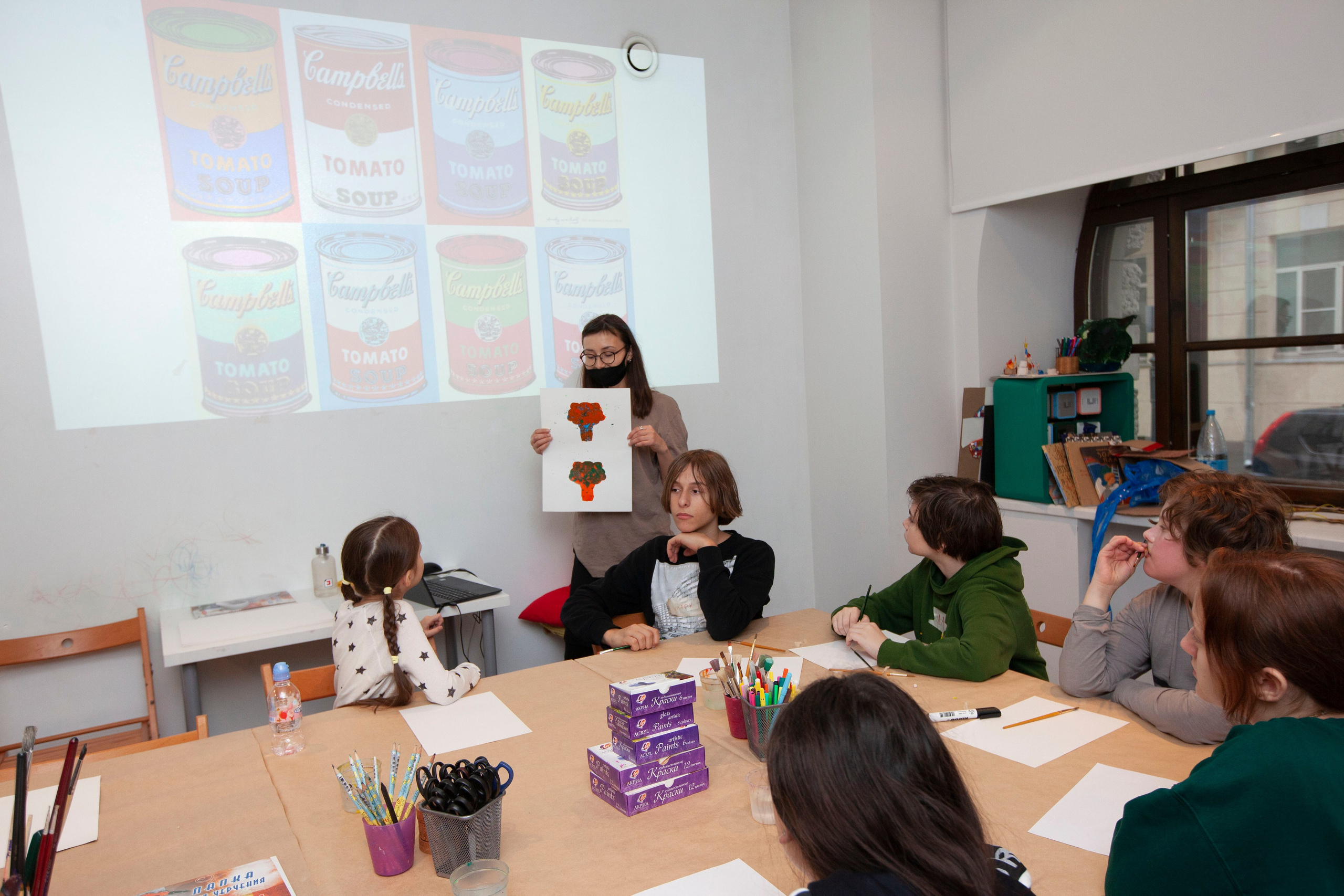 Детский мастер-класс в ММОМА. Stanislav Baryshev — People. Emotions. Atmosphere