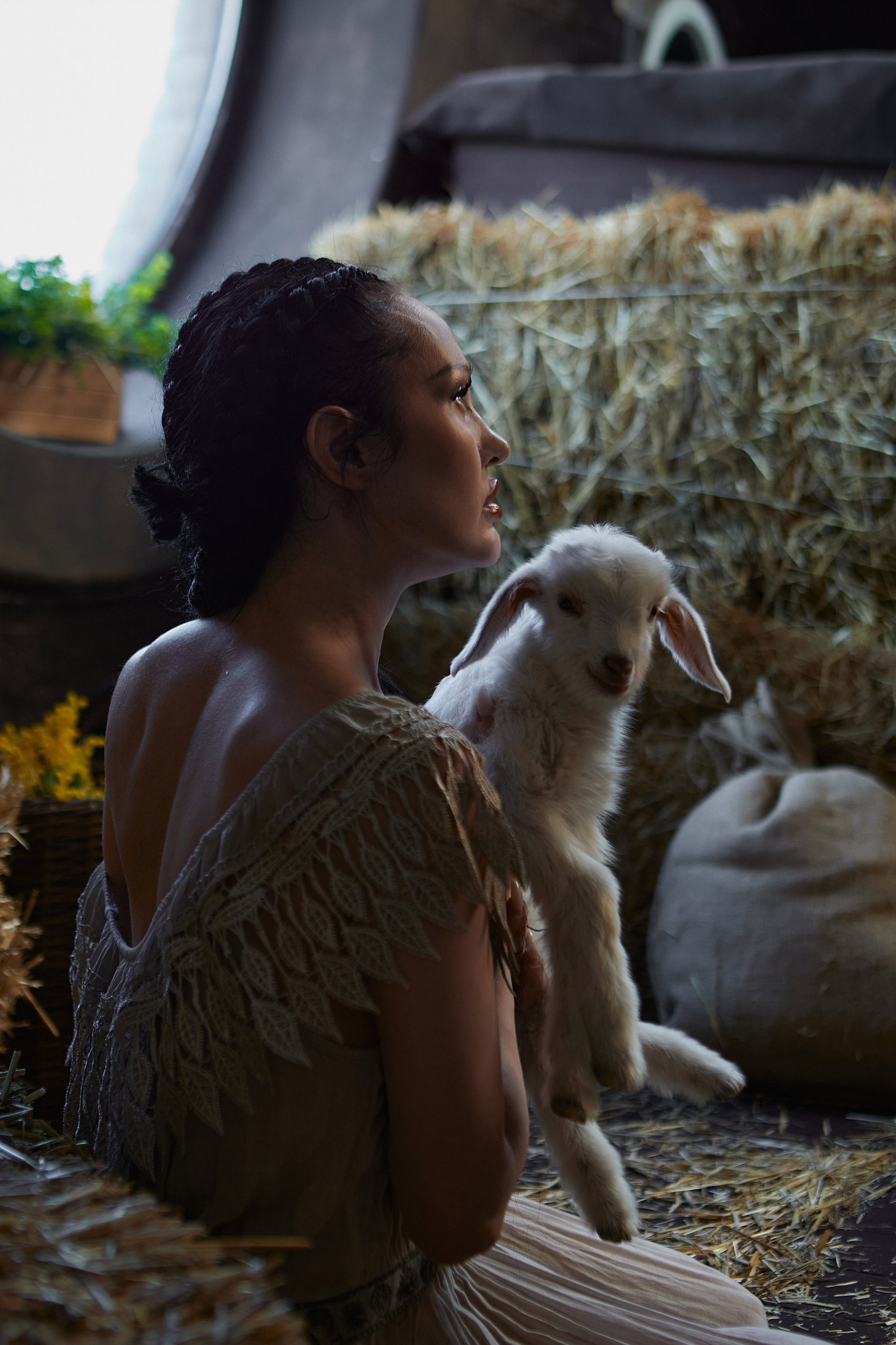 Фотосессия с маленькой козочкой. Семейный и свадебный фотограф в Краснодаре Михеева Светлана