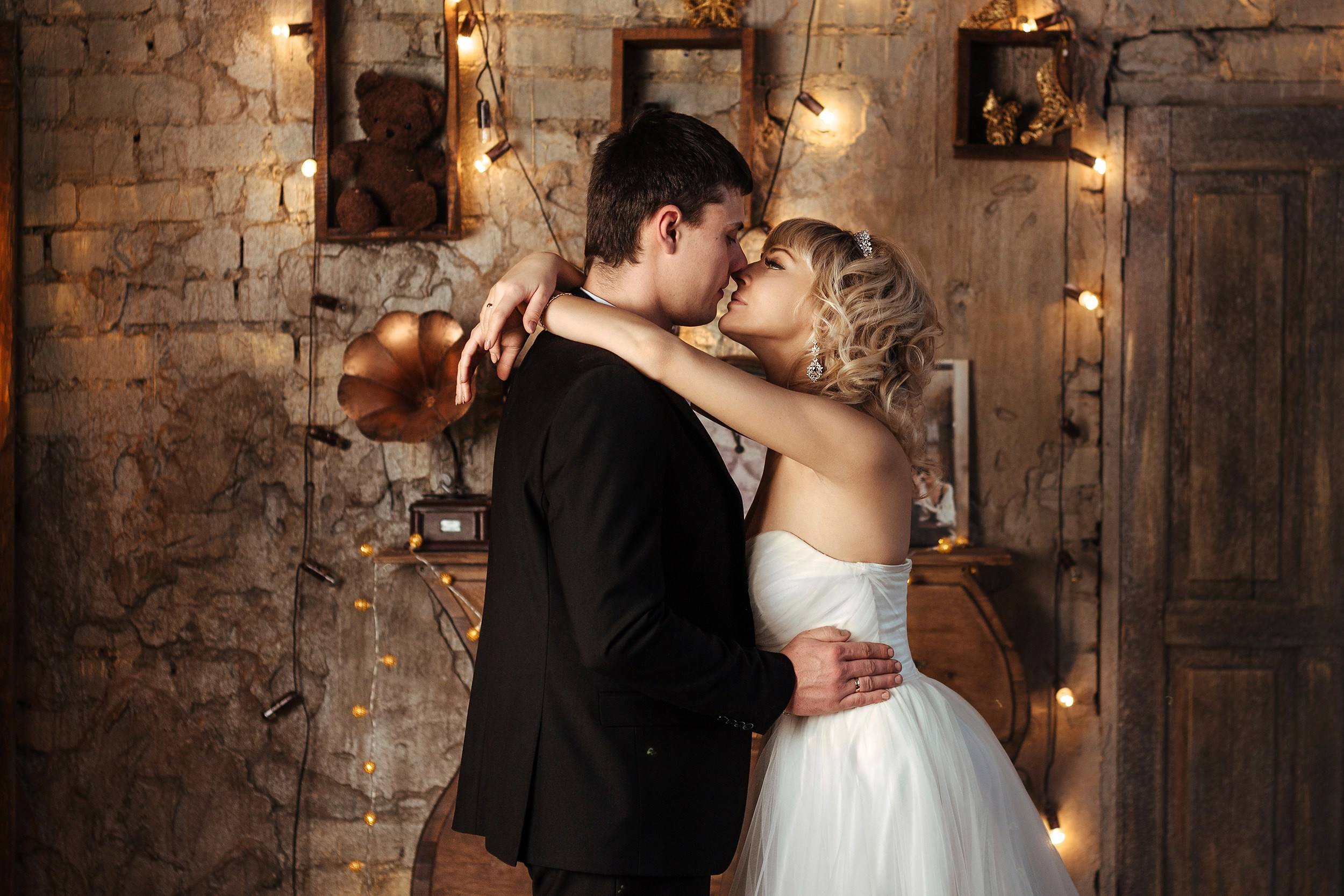 Свадебная фотосессия в студии. Фотограф Павел Герасименко