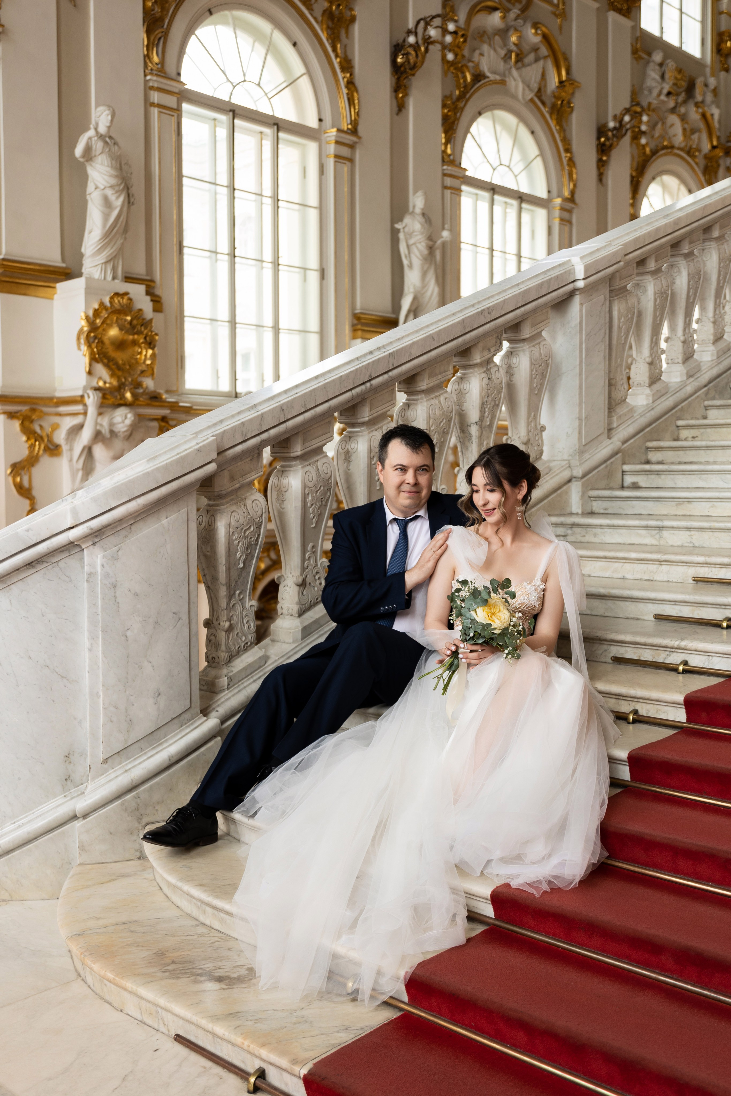 Свадебная фотосессия в Эрмитаже. Семейный и свадебный фотограф в Санкт-Петербурге Татьяна Швыкова