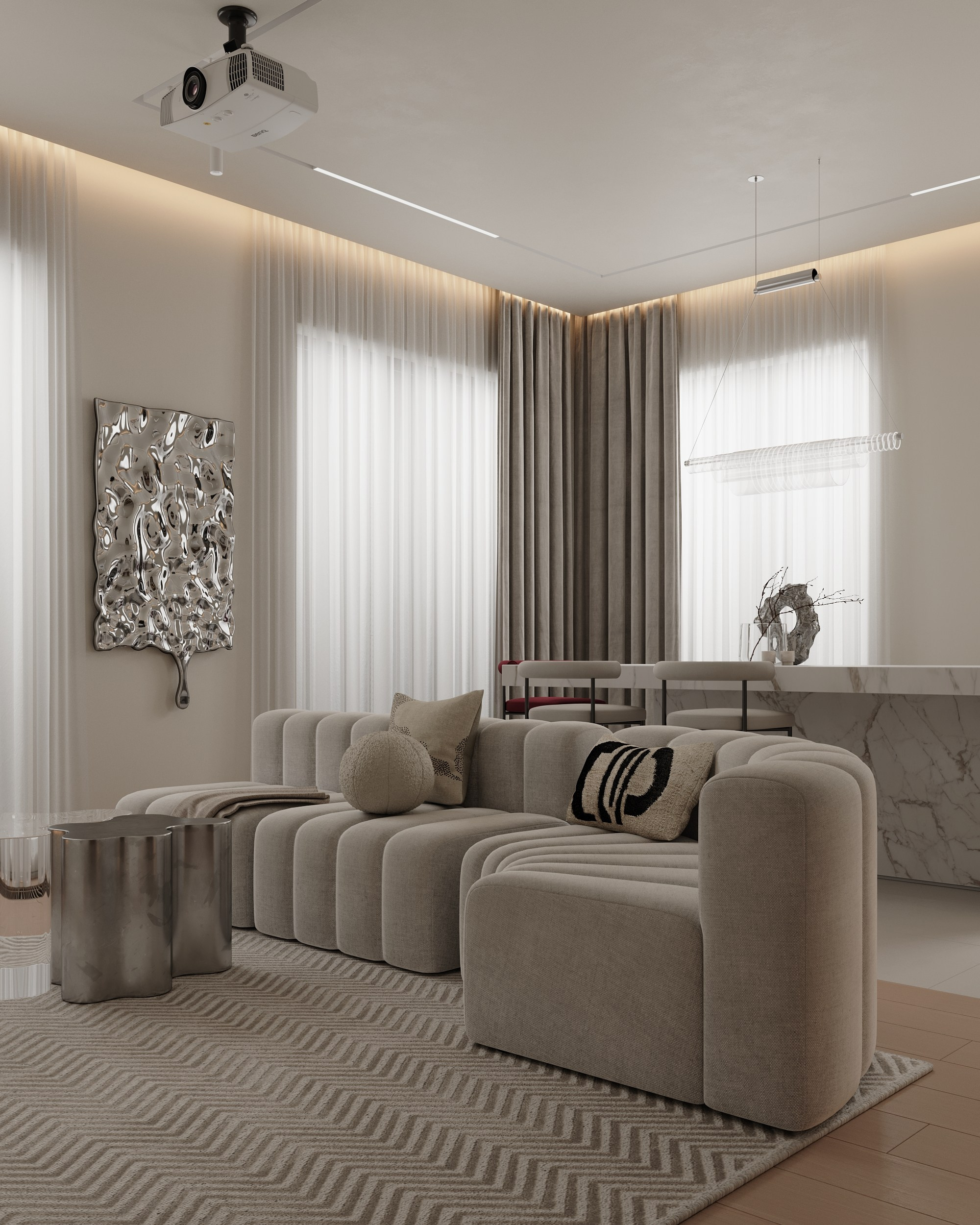 Квартира | Москва | 2023. Блинова Анастасия | Интерьерная визуализация