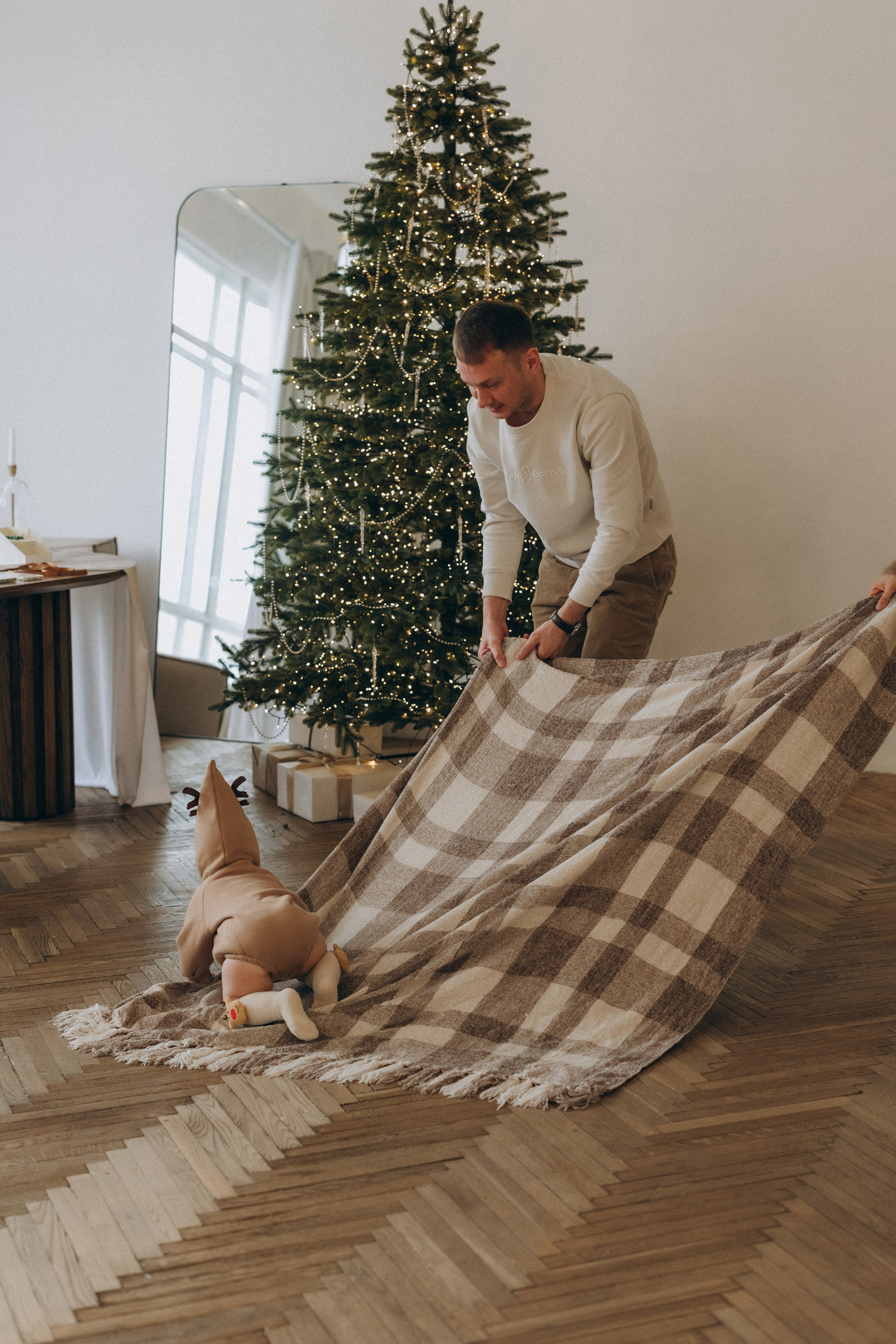 Семейная новогодняя фотосессия. Фотограф Москва Виктория-Антуанетта