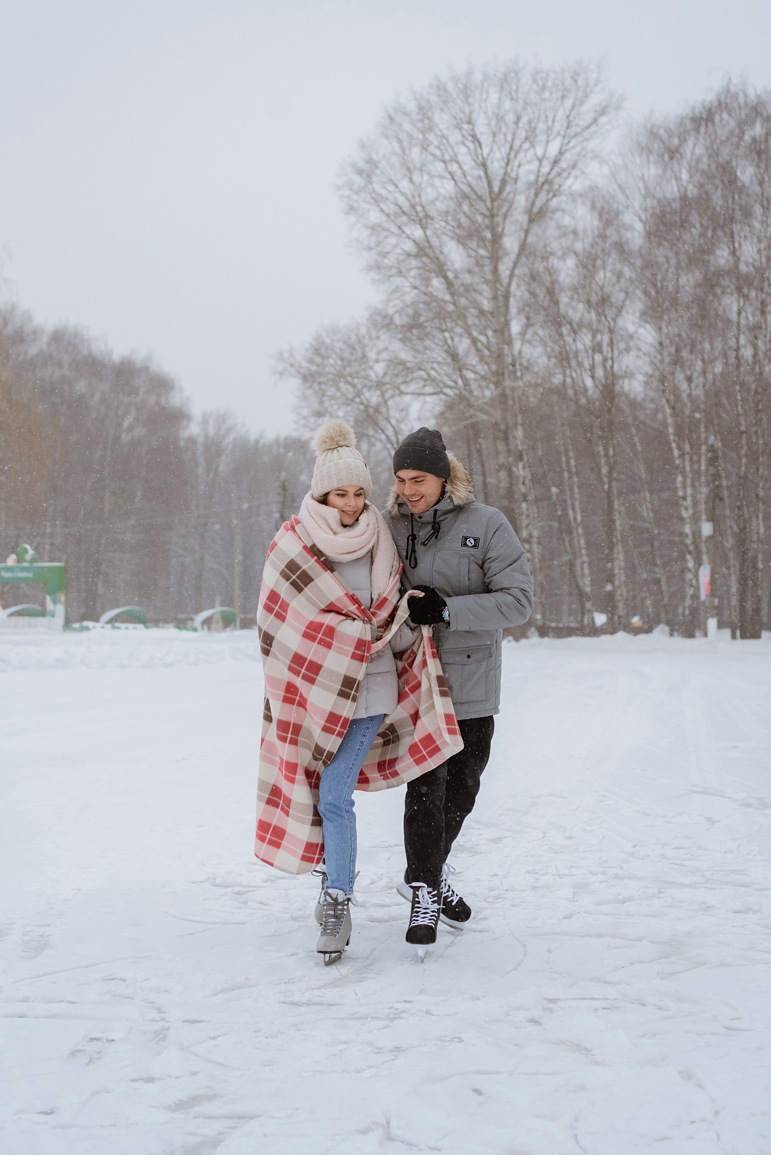 Анастасия и Сергей. Катание на коньках. Свадебный фотограф в Туле и Москве – Настя Водолей