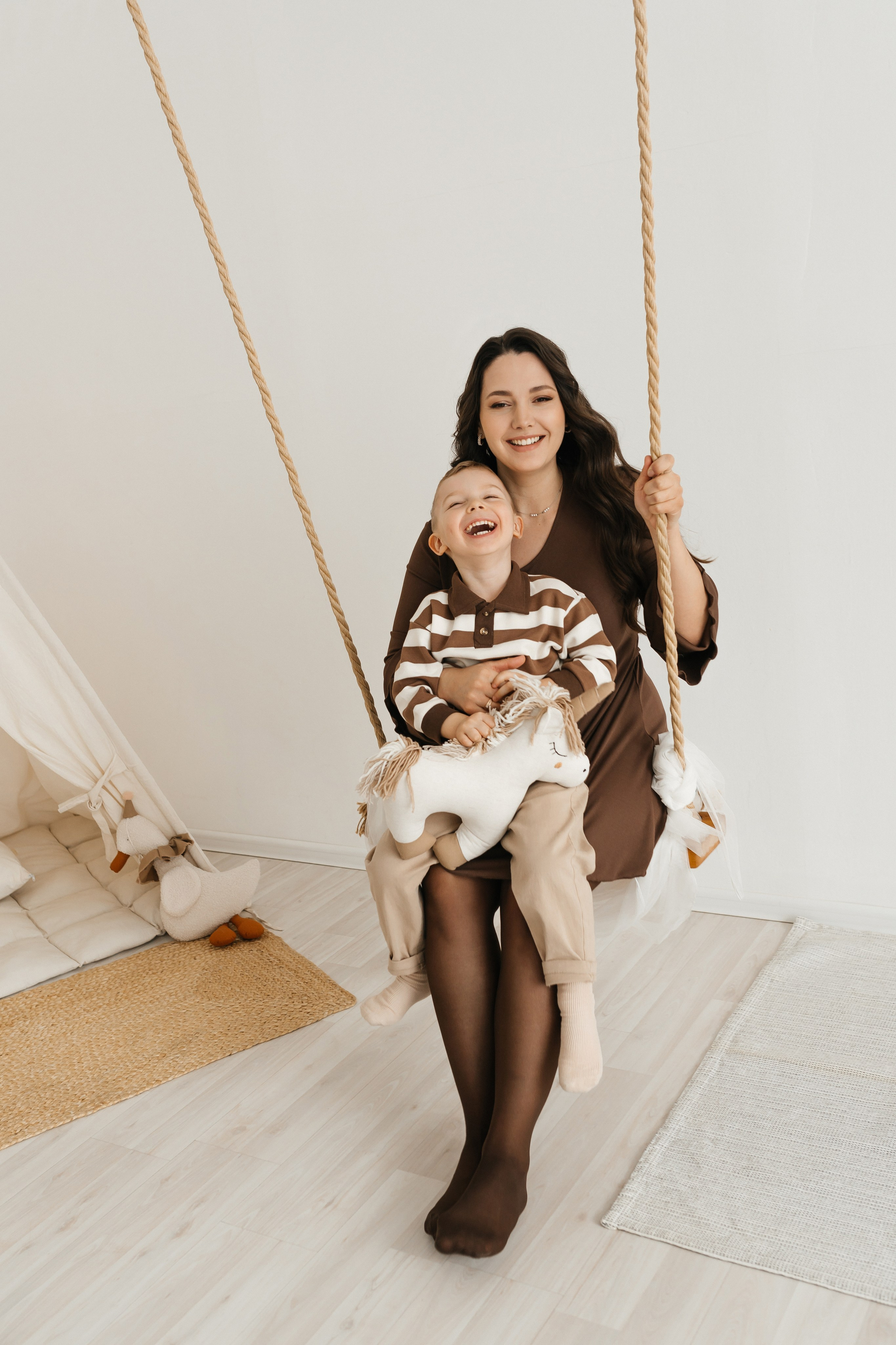 Светлана, Данил, Арсений и Савелий. Фотограф Ким Наталья в Красноярске