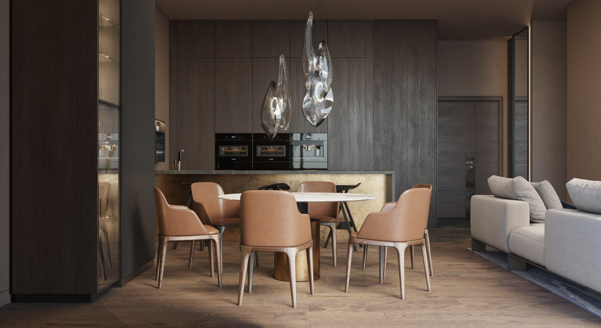 Апартаменты в Башне Федерации. Дизайнер интерьера | Сабир Ульмаскулов