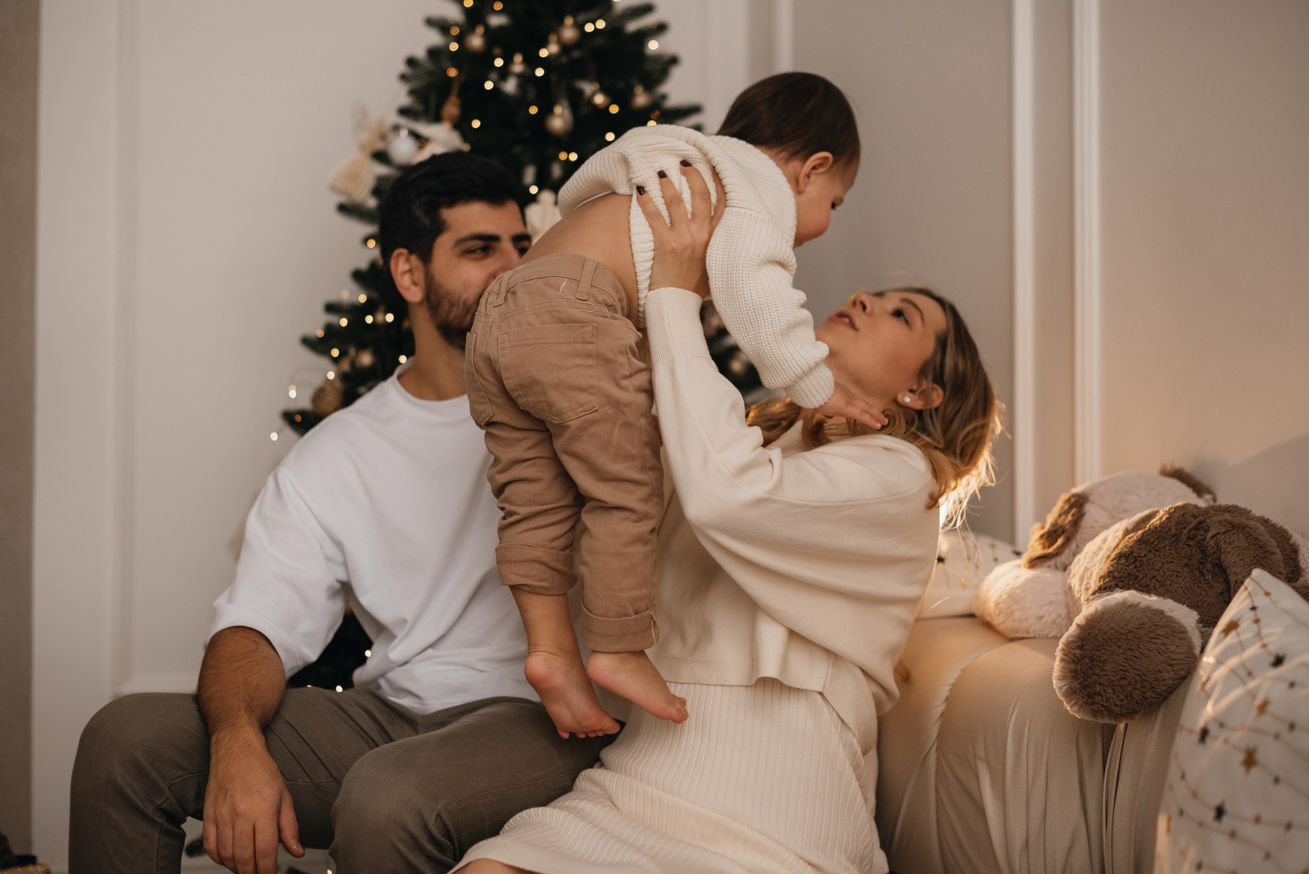 Маленький Давид и его семья. Семейный фотограф в Красноярске