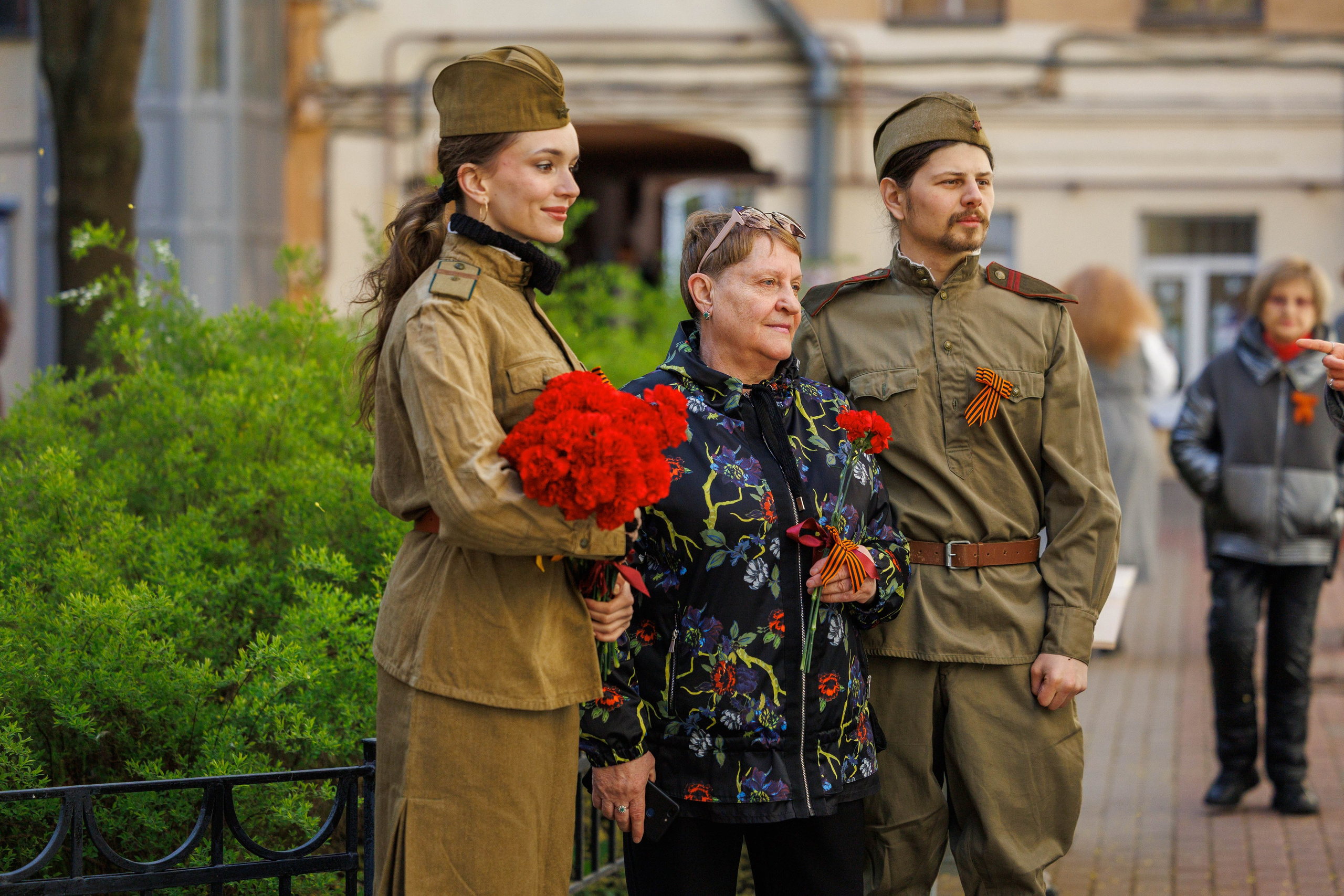 Празднование 9 МАЯ в одном Питерском дворе