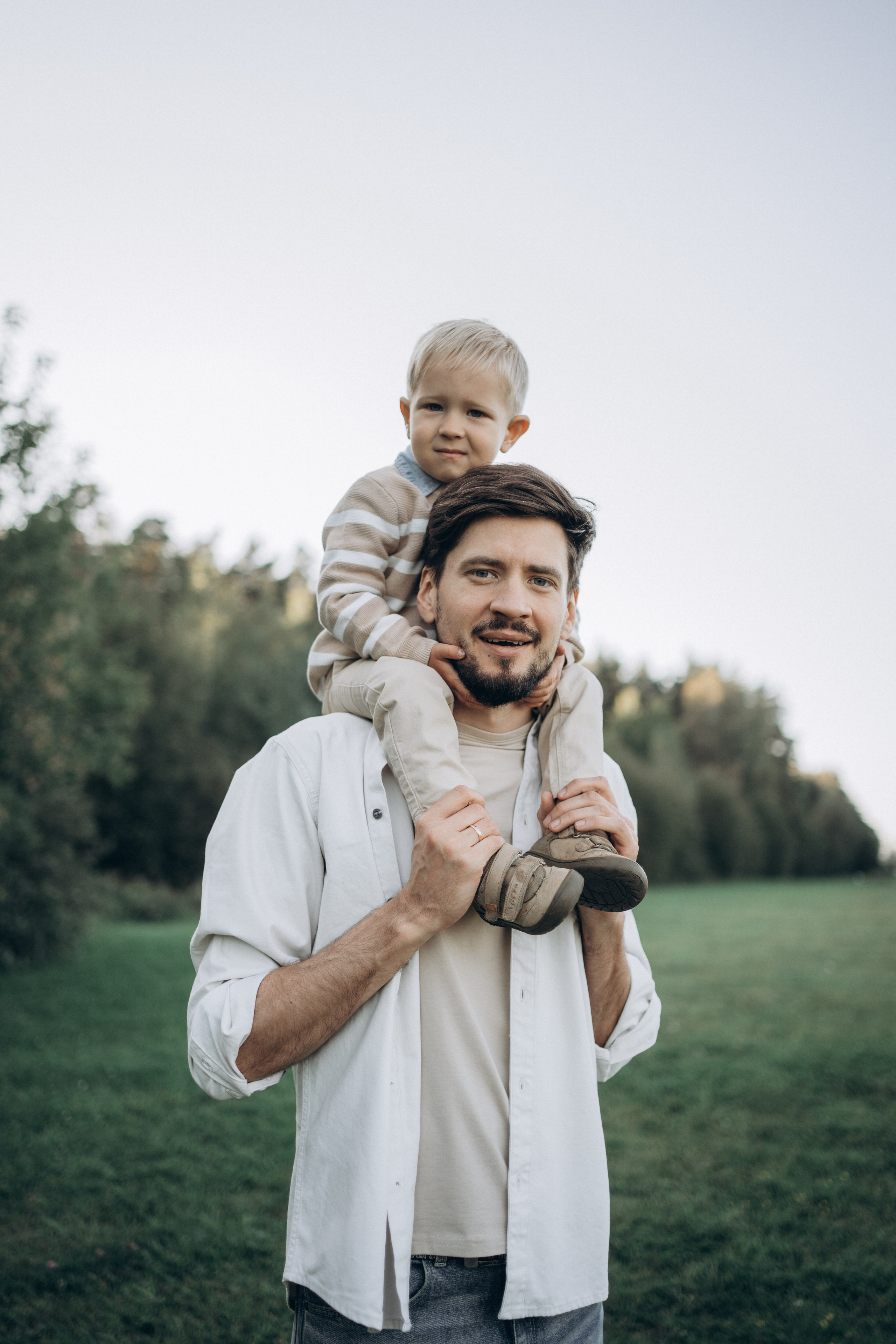 Прогулка в парке. Фотограф новорожденных и малышей до года в Москве Анастасия Соколова
