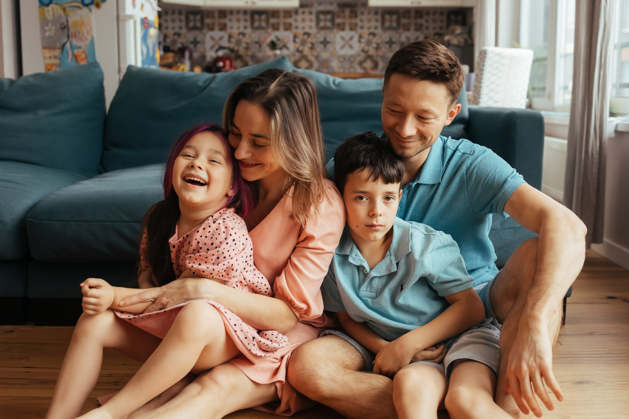 Юлия, Александр, Леня и Алина. Фотограф Печерская Анастасия