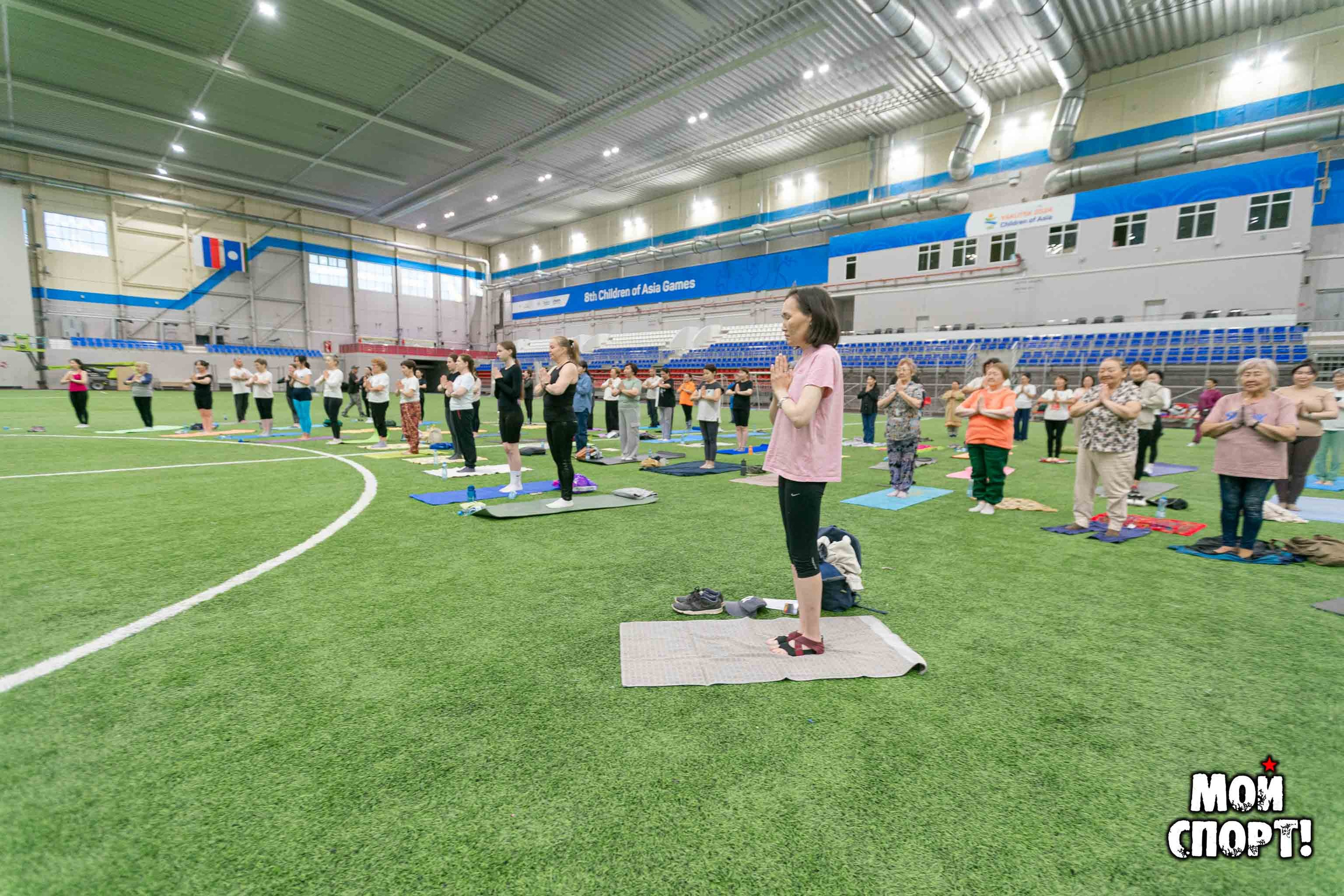 XI Международный день йоги. Студия «Мой Спорт!» — все о спорте в Якутии