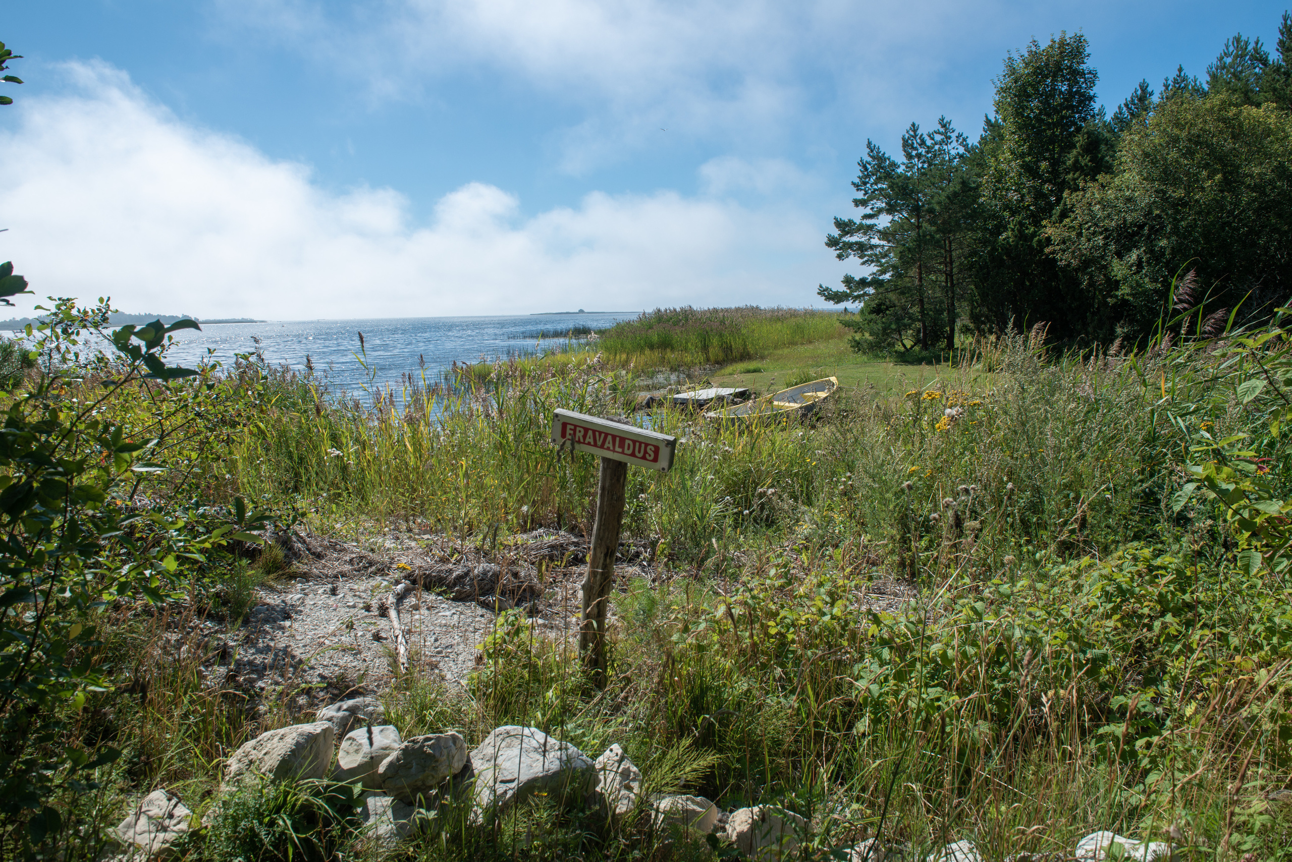 Пейзаж финского залива в Эстонии
