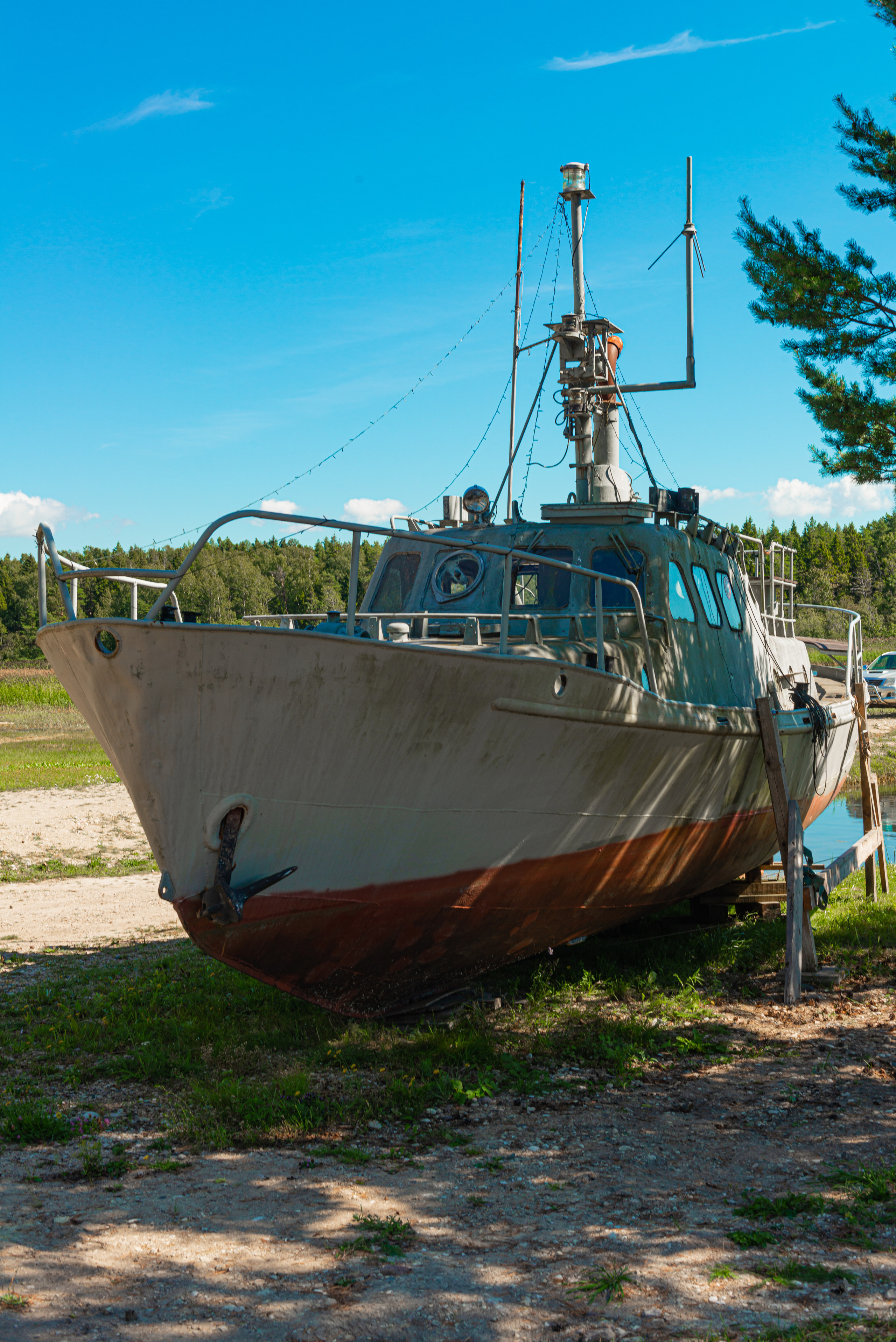 Природа финский залив лодка Эстония