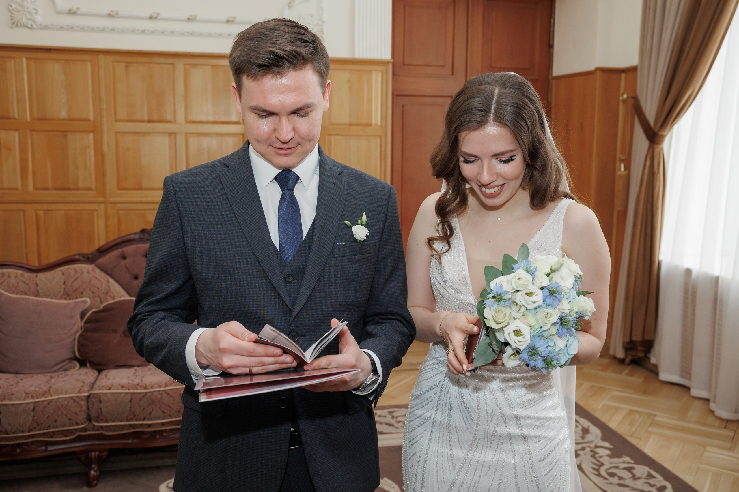 Даша и Дима, Грибоедовский ЗАГС. Свадебный и репортажный фотограф (Москва, Королев и другие)