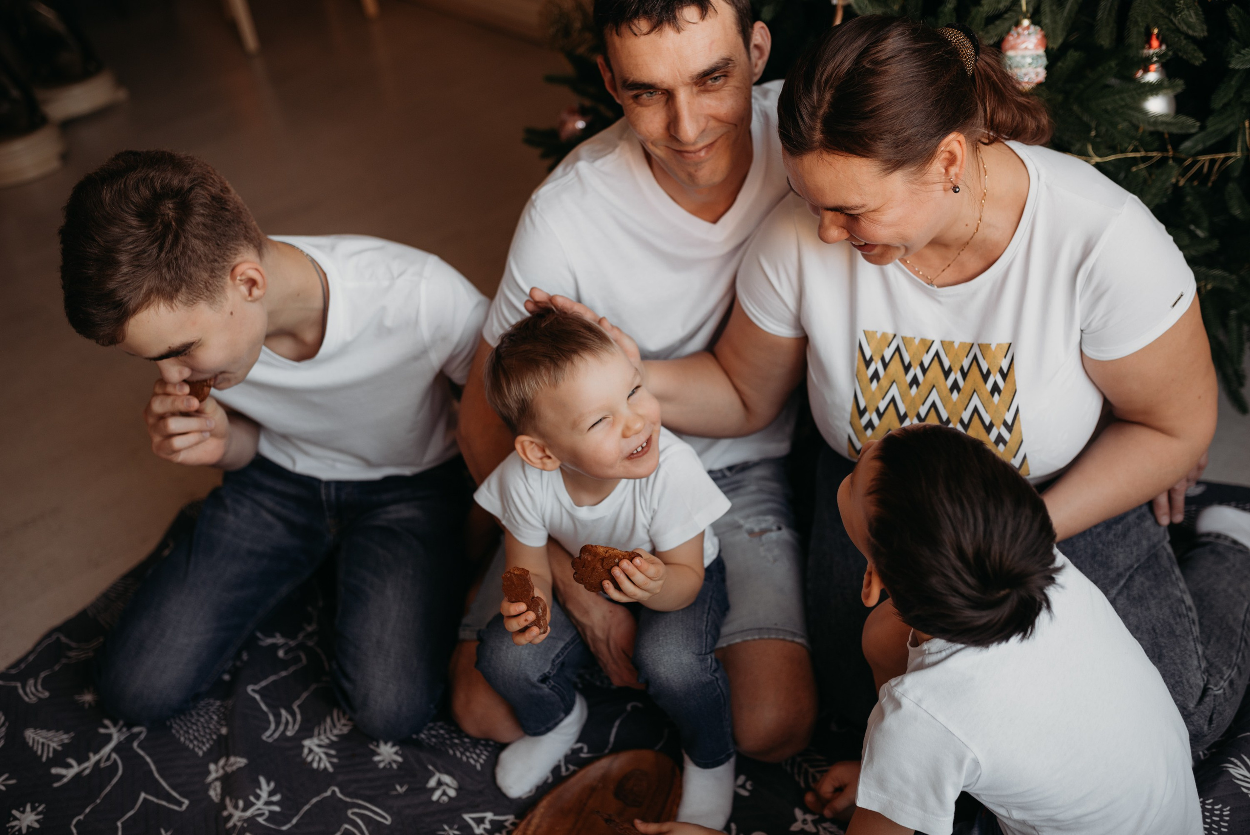 Юлия, Алексей, Тихон, Трофим и Потап. Семейный и детский фотограф в Новосибирске и Краснообске — Анна Ким
