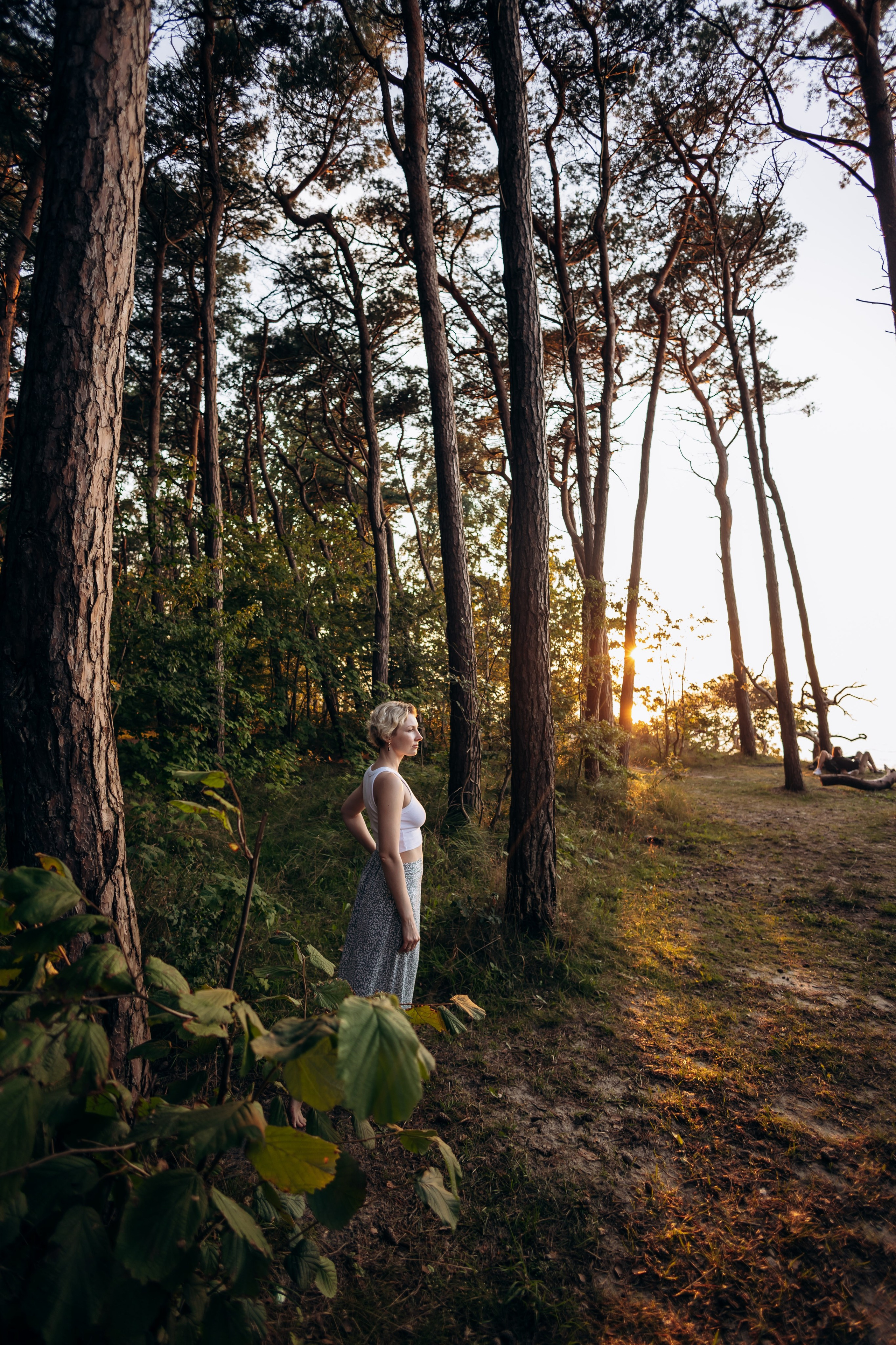 Подруги Пионеский Сосновый бор закат. Фотограф в Калининграде свадебная фотография, репортажная, фотосессии