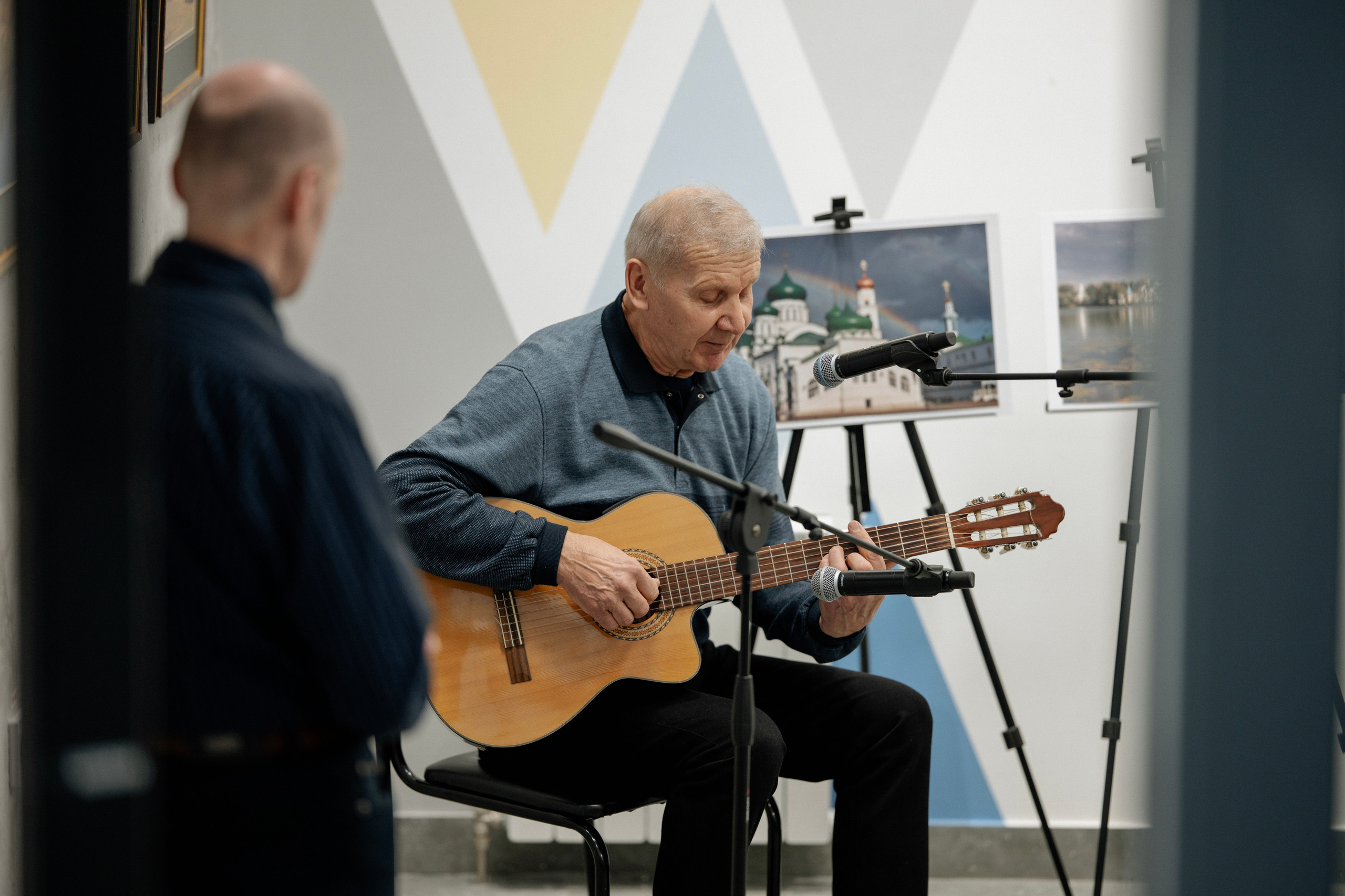 Репортаж с творческой выставки работ фотографа Эдуарда Закирова. Свадебный фотограф в Казани, и Зеленодольске Радик Мухаметов