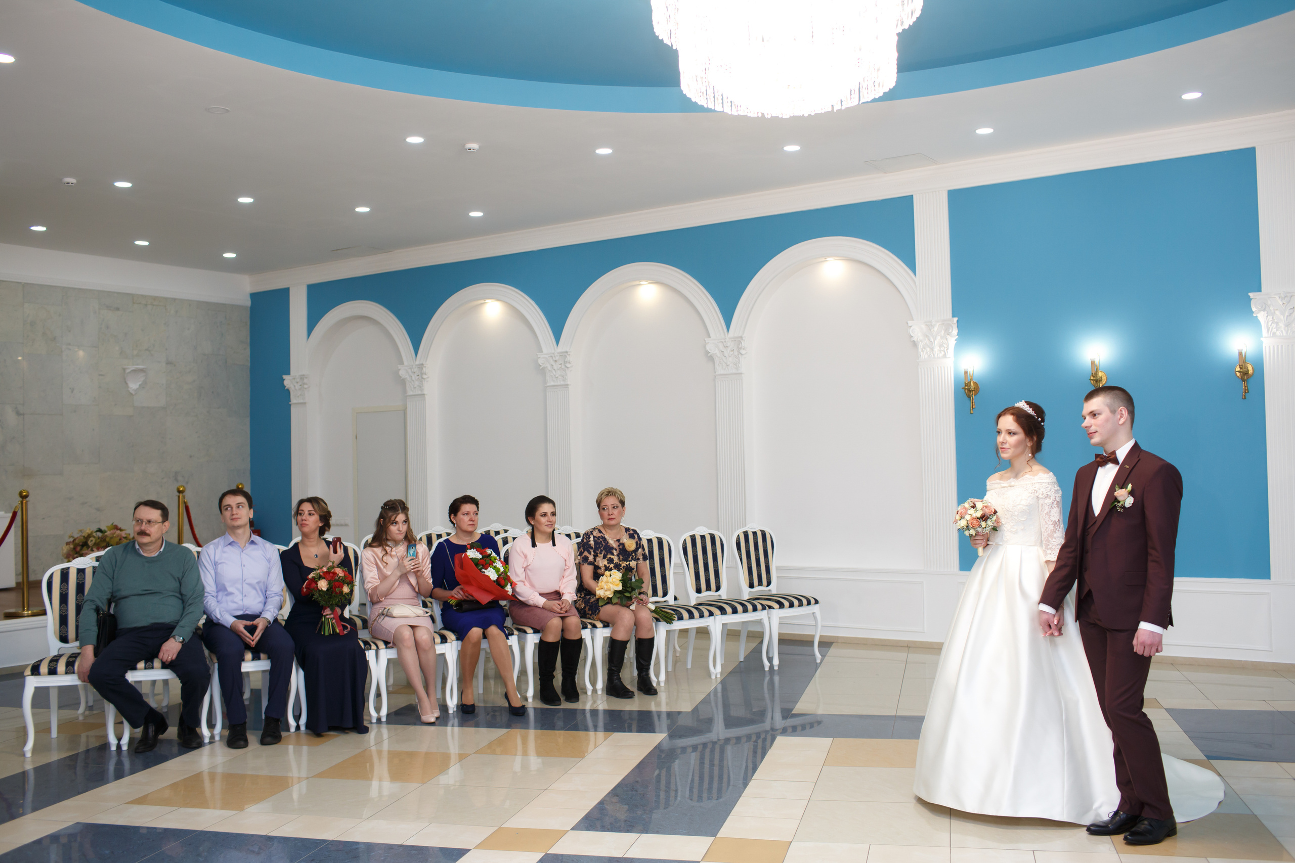 Ксюша и Иван, Таганский ЗАГС, фотостудия Famous Studios. Свадебный и репортажный фотограф (Москва, Королев и другие)