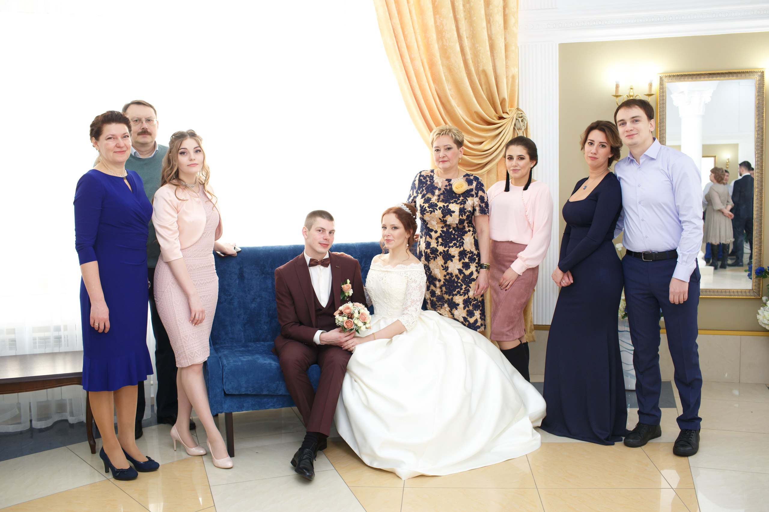 Ксюша и Иван, Таганский ЗАГС, фотостудия Famous Studios. Свадебный и репортажный фотограф (Москва, Королев и другие)