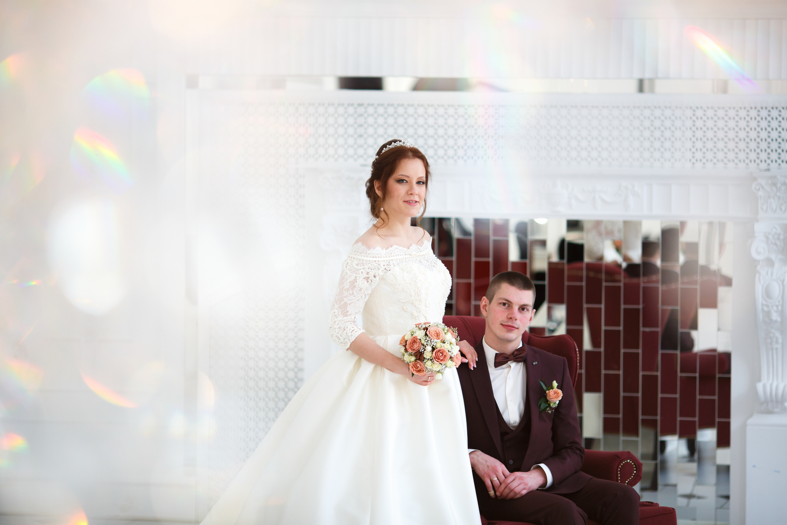 Ксюша и Иван, Таганский ЗАГС, фотостудия Famous Studios. Свадебный и репортажный фотограф (Москва, Королев и другие)