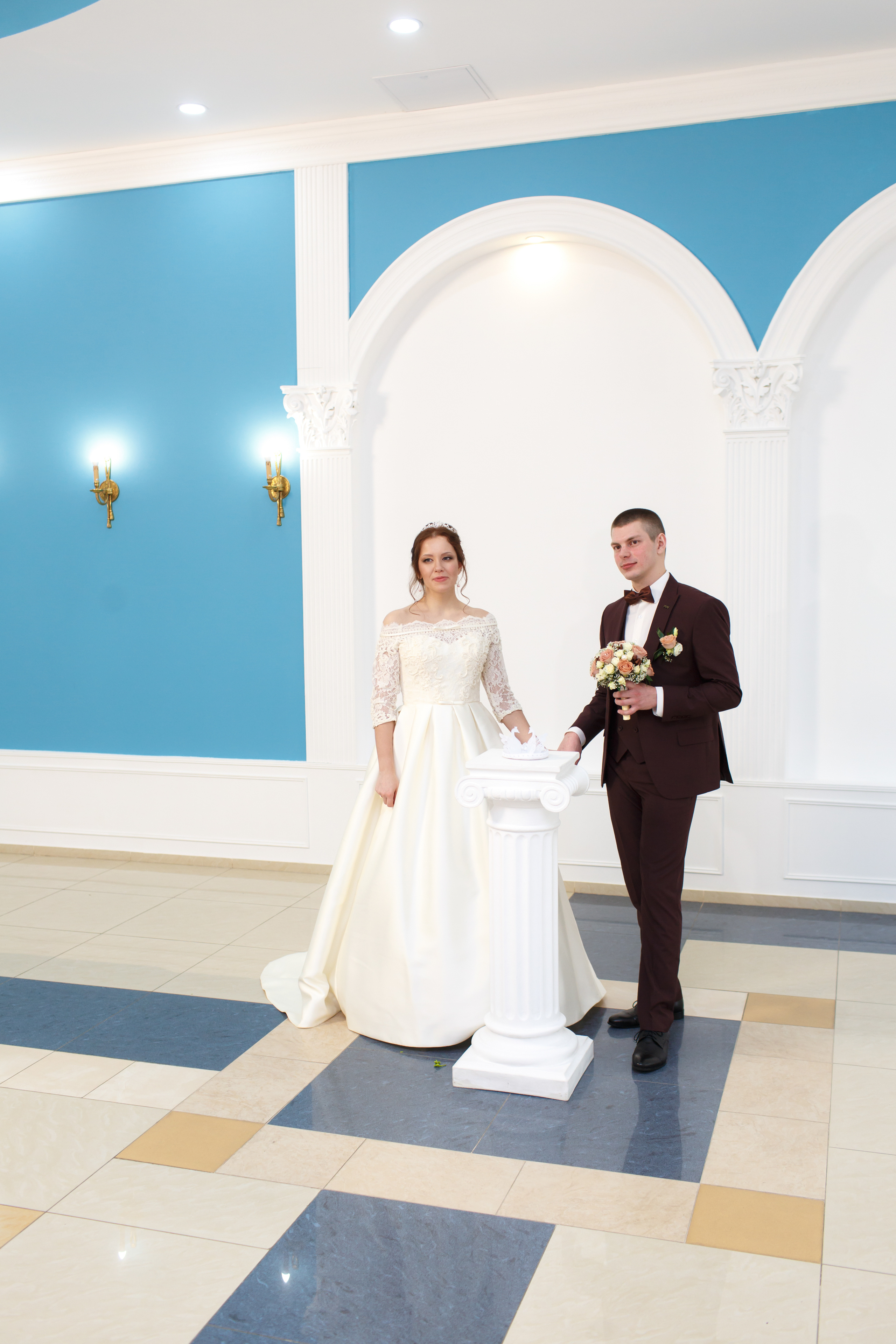 Ксюша и Иван, Таганский ЗАГС, фотостудия Famous Studios. Свадебный и репортажный фотограф (Москва, Королев и другие)