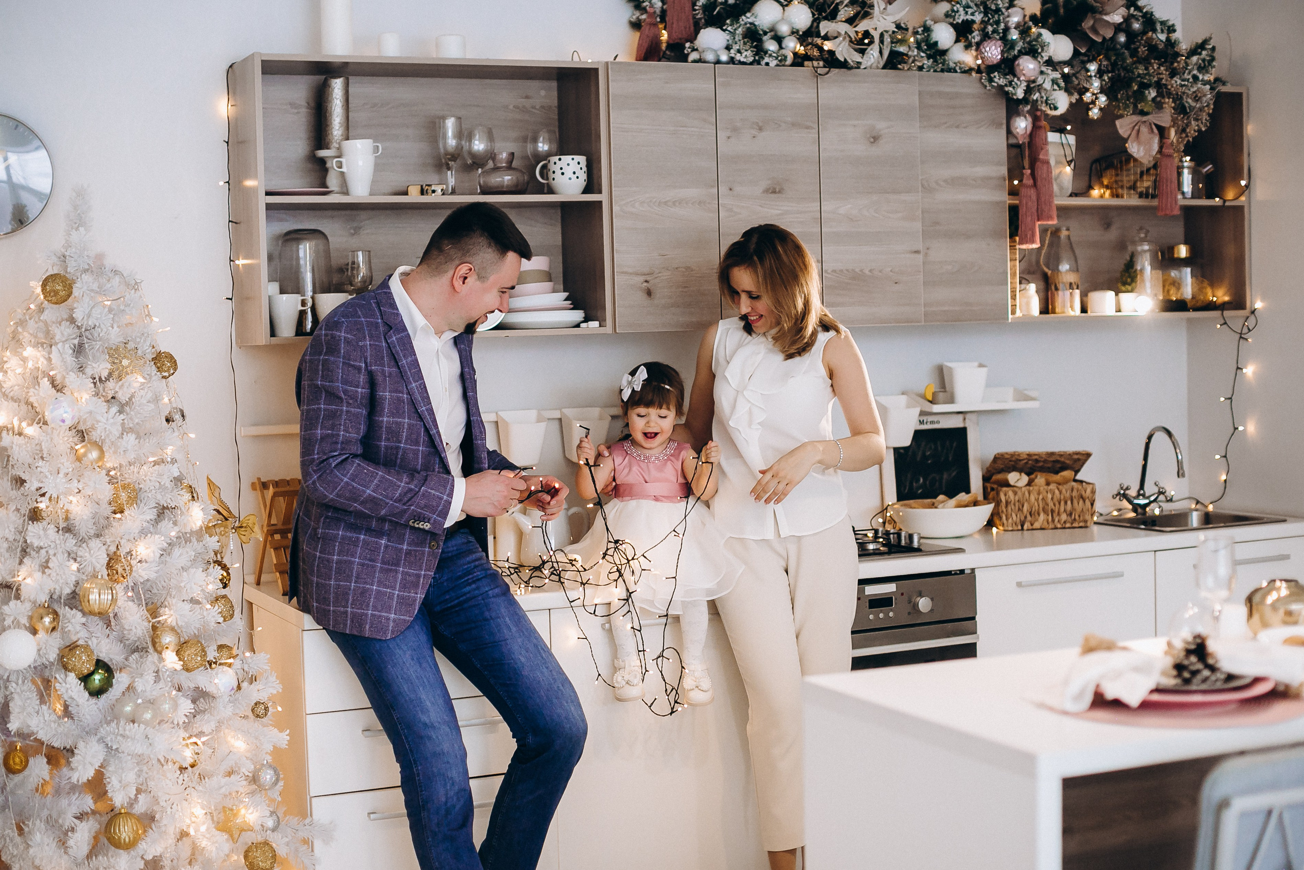 Новогодняя фотосессия в студии. Семейный, детский и школьный фотограф в Москве Рудницкая Анна