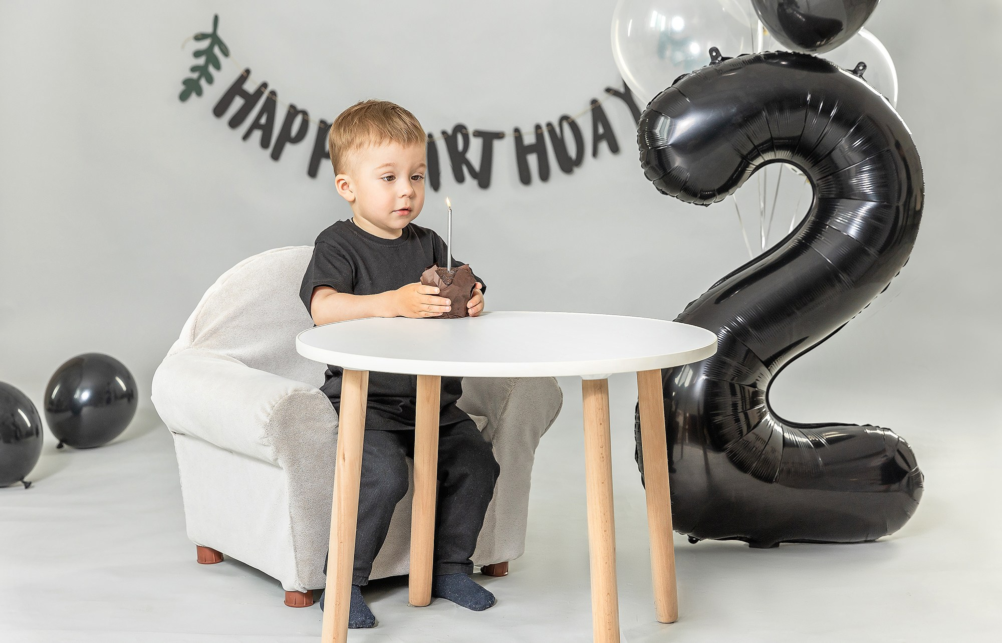 День рождения — минимализм. Детский семейный фотограф в г. Находка Ольга Коваленко, фотостудия Memories