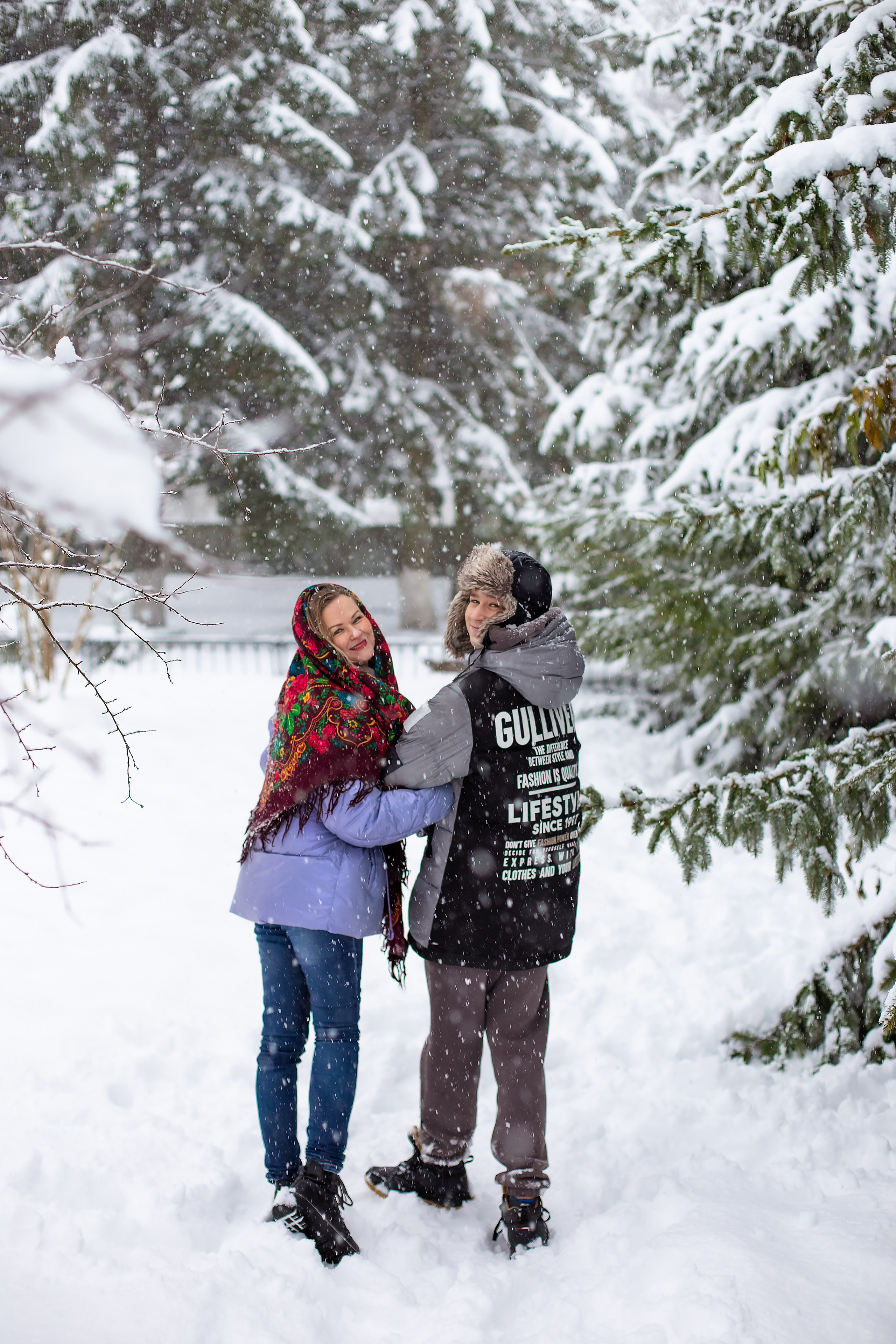Катя и Тима. Когда выпал снег. Фотограф в Калининграде Решетникова Алина
