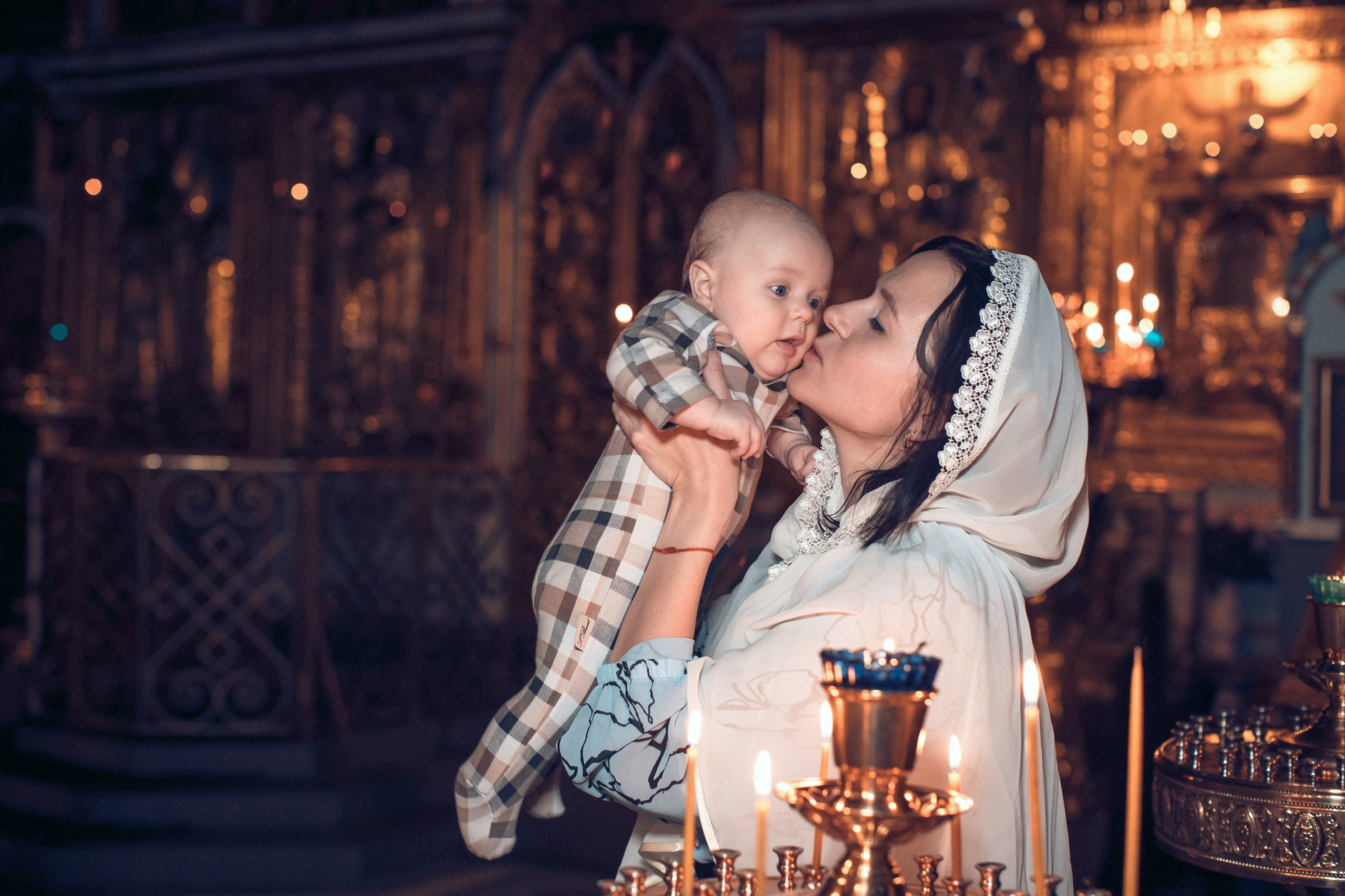 Таинство крещения. Семейный и детский фотограф в Москве Орешина Юлия