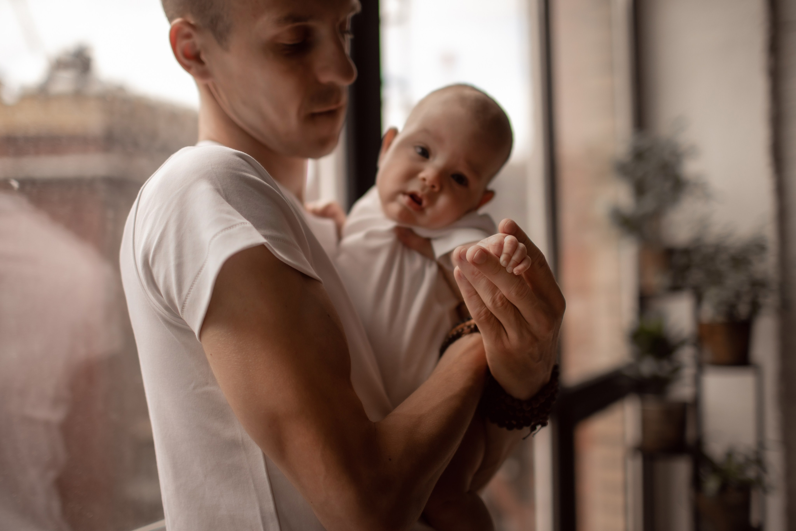 Валерия и Геннадий с крошкой. Семейный фотограф в Москве