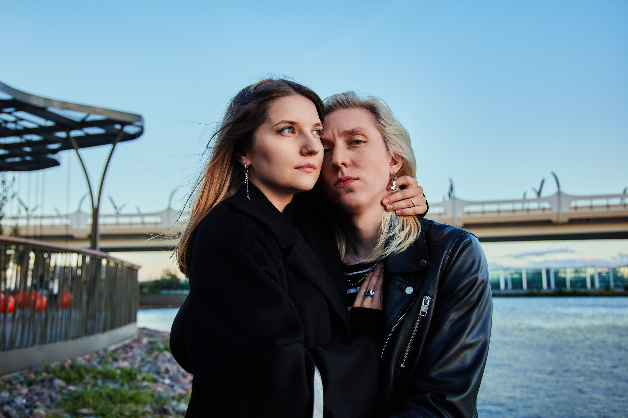 Полина и Рома, финский залив. Репортажный фотограф Алёна Кантемирова