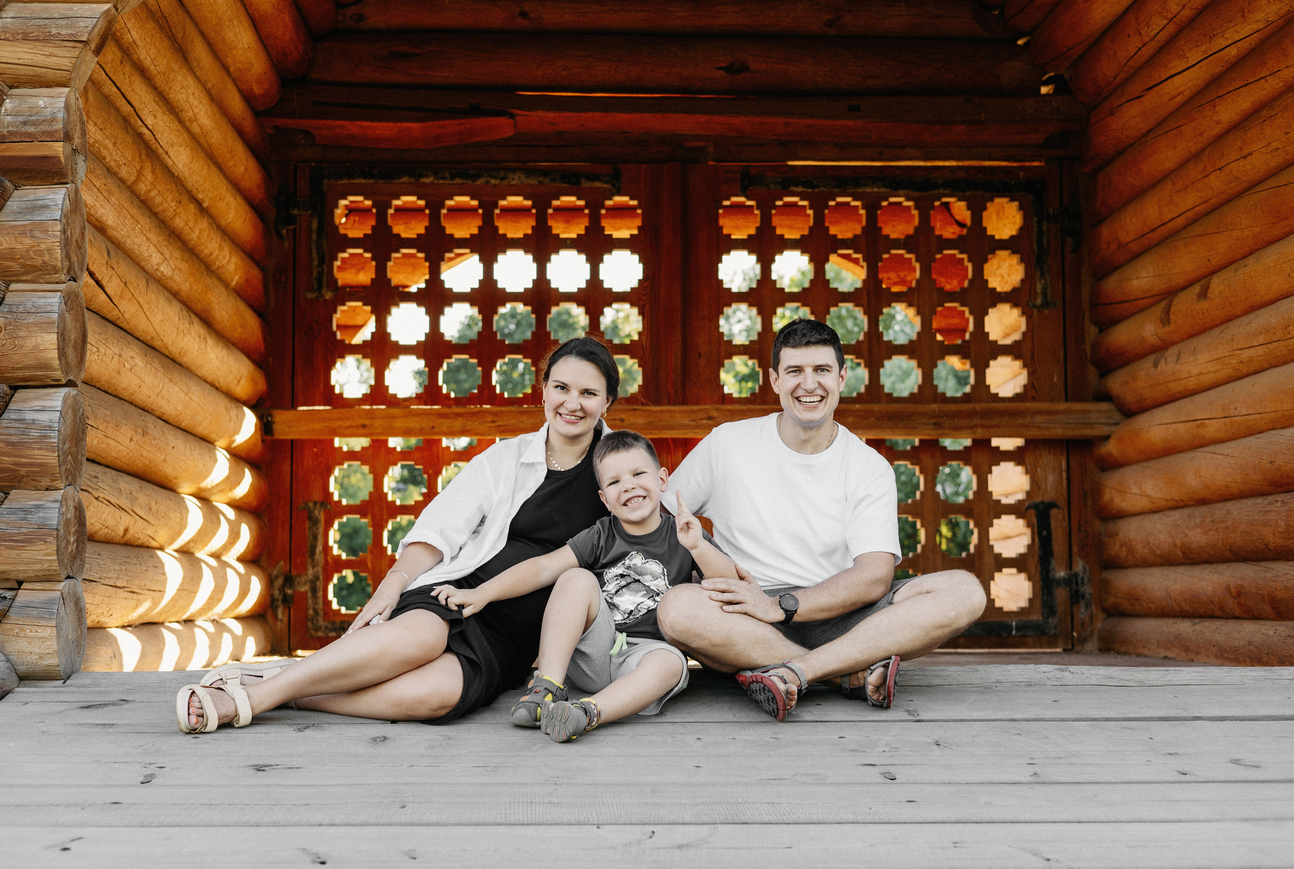 Семейная фотосессия в парке Коломенское. Портретный и семейный фотограф в Москве Мария Рослякова