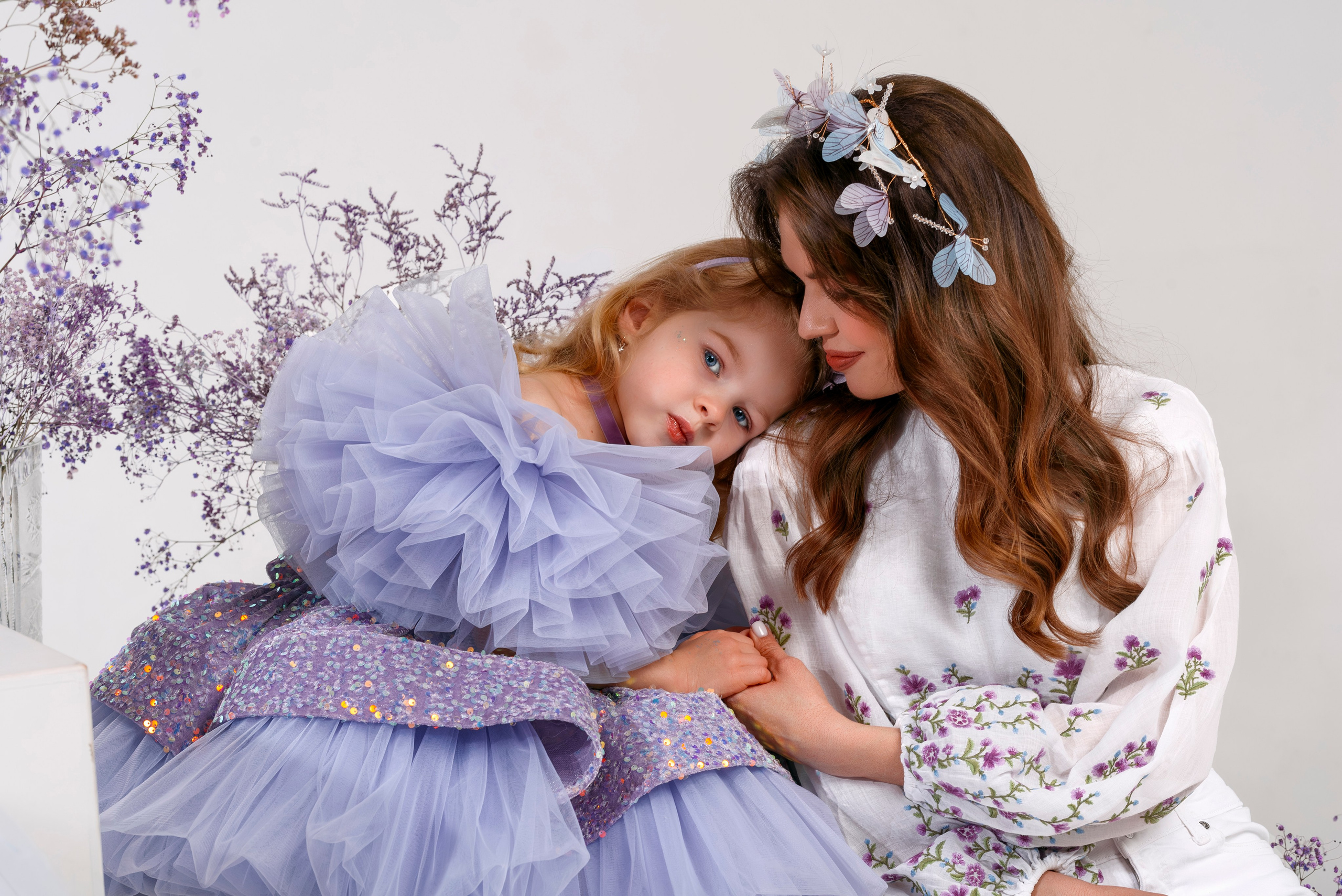 Нежная фотосессия девочки. Детский студийный фотограф Сочи