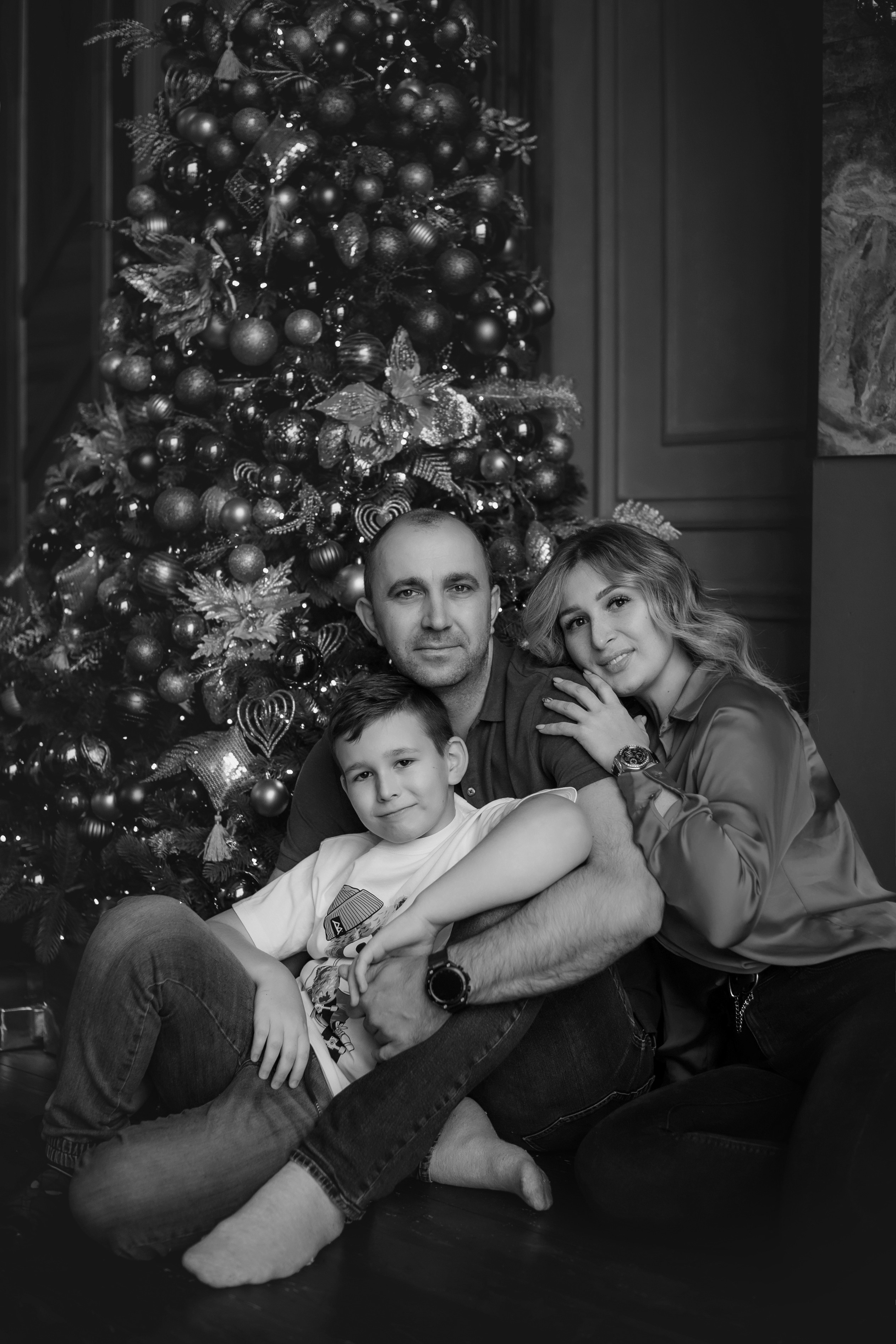 Новогодняя фотосессия. Фотограф Лейла Насибова-женский портрет, семейные фотосессии, контент