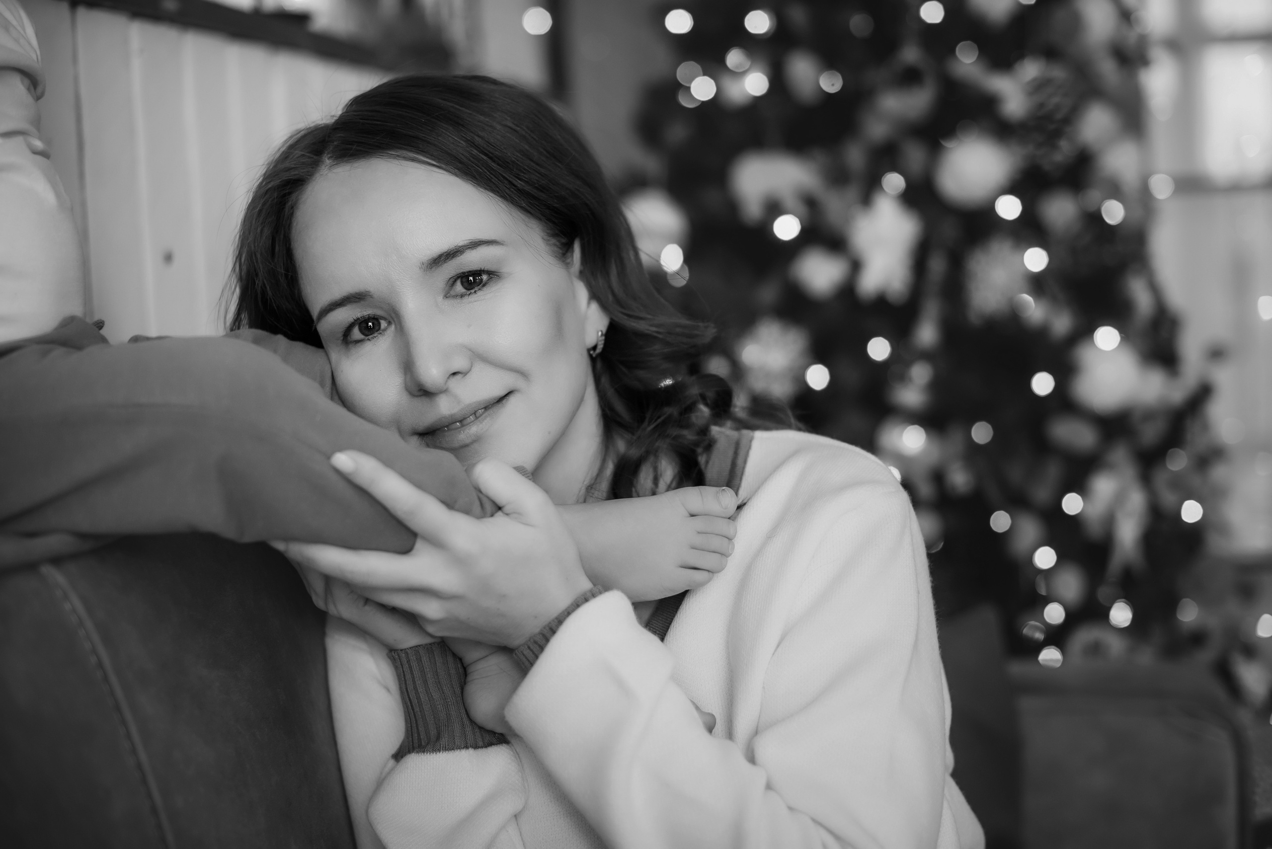 Новогодняя фотосессия. Фотограф Лейла Насибова-женский портрет, семейные фотосессии, контент