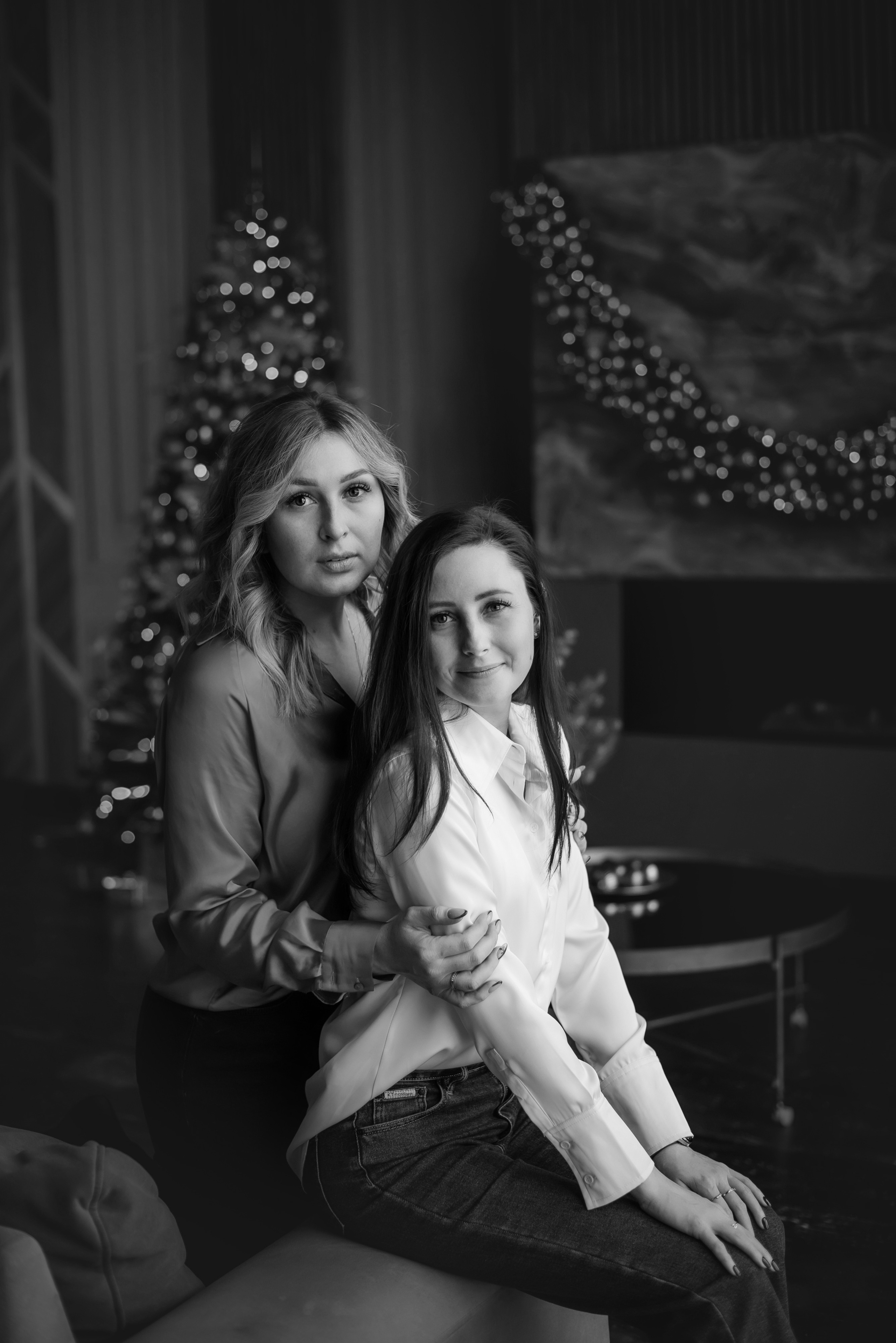 Новогодняя фотосессия. Фотограф Лейла Насибова-женский портрет, семейные фотосессии, контент