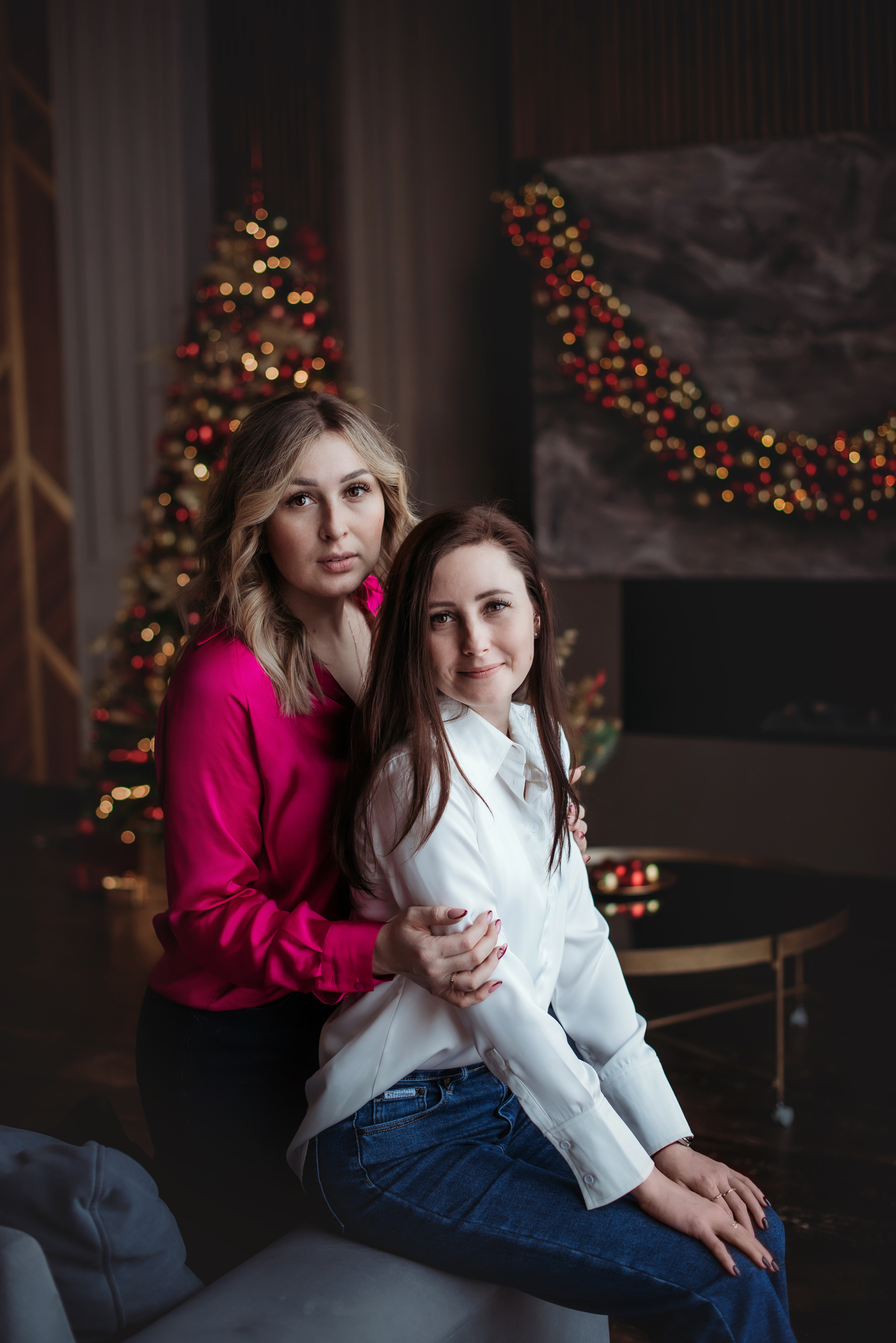 Новогодняя фотосессия. Фотограф Лейла Насибова-женский портрет, семейные фотосессии, контент